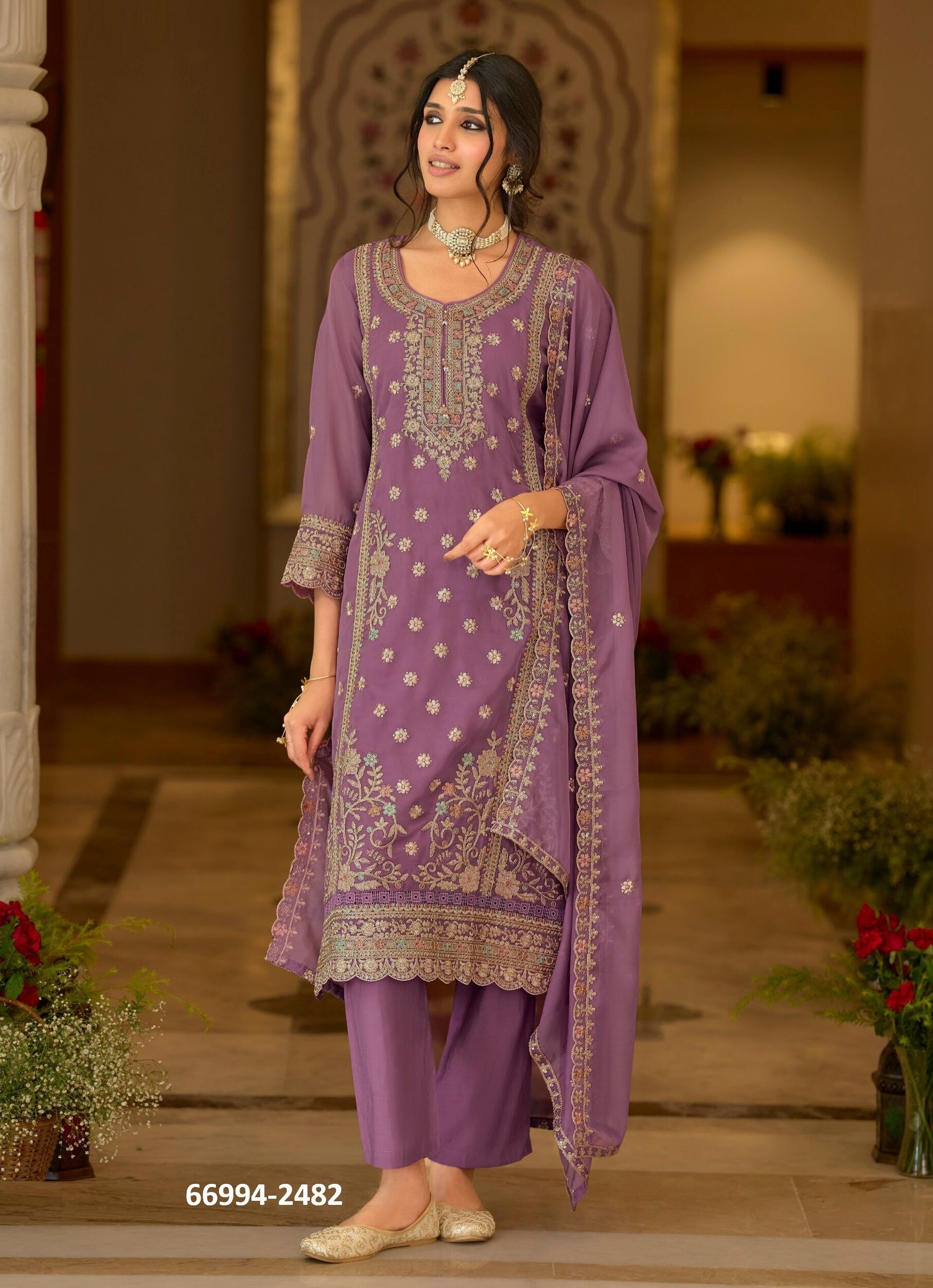 ANAYA 6 - Catalog # 66994 (Set of 3 Readymade Salwar Suits) ANAYA 6 - Catalog # 66994 (Set of 3 Readymade Salwar Suits)