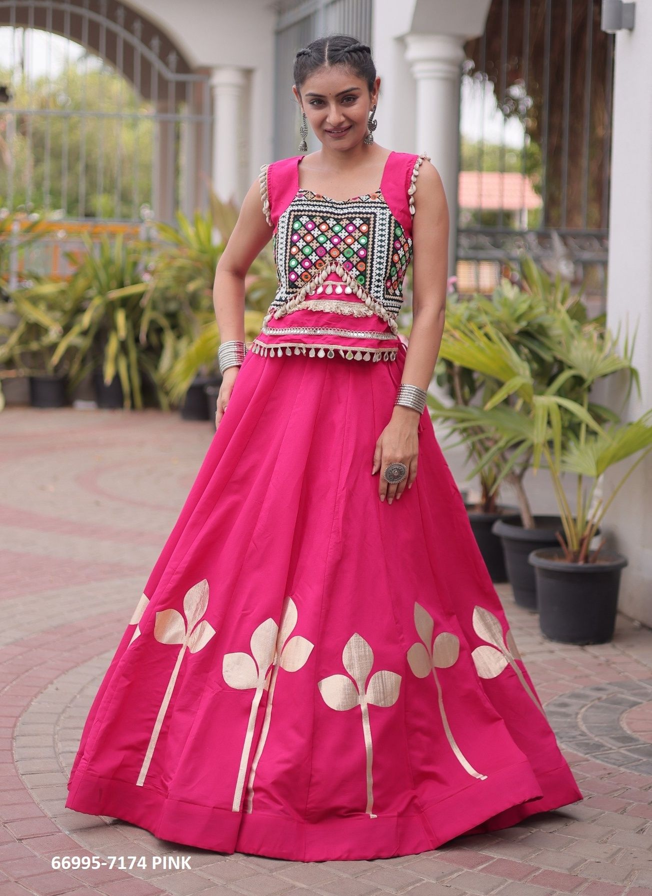 DESIGN 7174 - Catalog # 66995 (Set of 6 Readymade Lehengas) DESIGN 7174 - Catalog # 66995 (Set of 6 Readymade Lehengas)