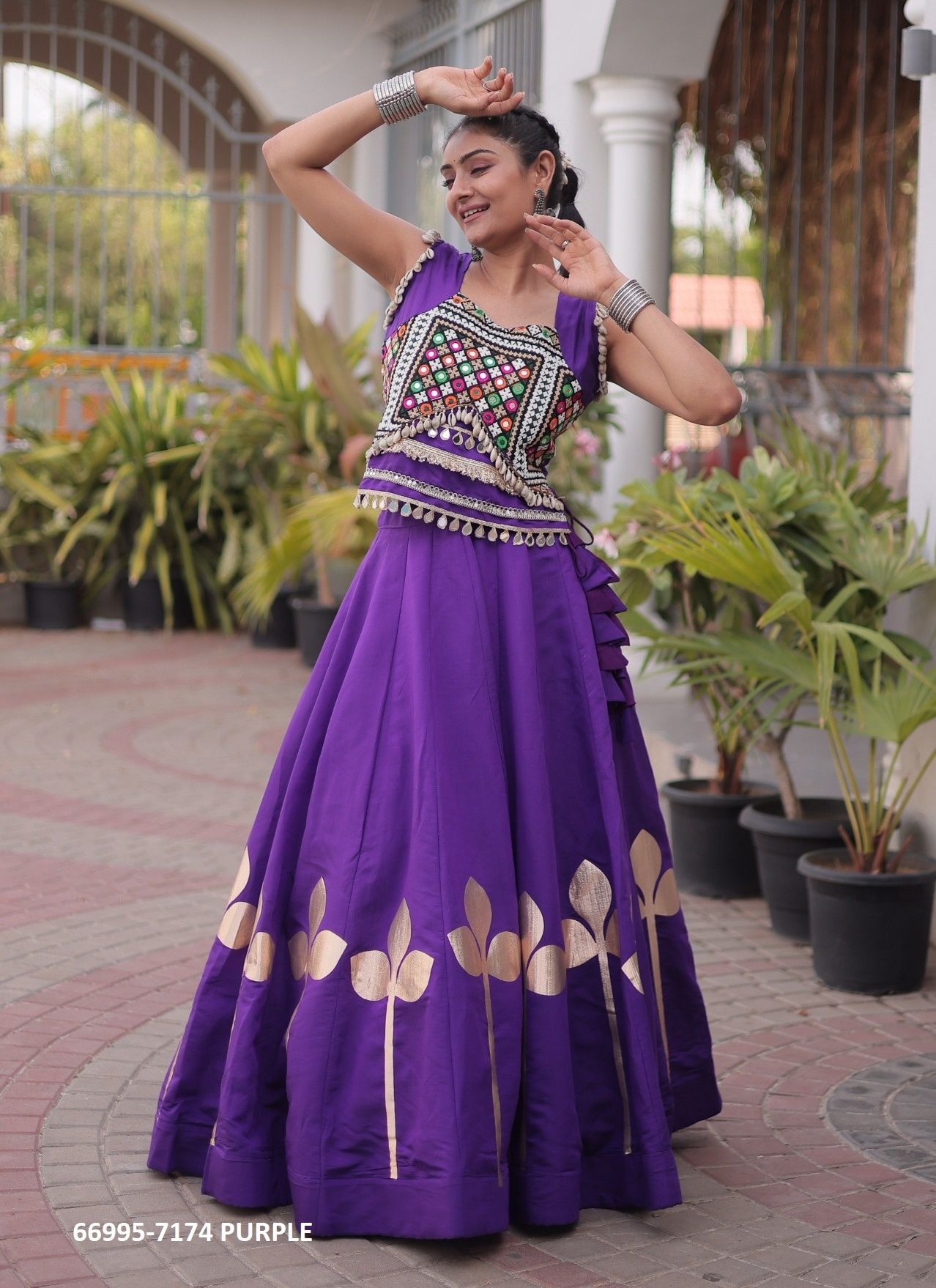 DESIGN 7174 - Catalog # 66995 (Set of 6 Readymade Lehengas) DESIGN 7174 - Catalog # 66995 (Set of 6 Readymade Lehengas)