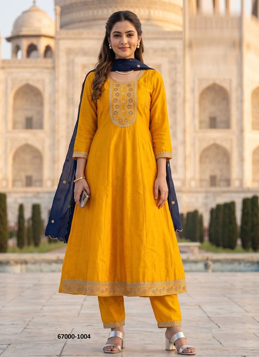 AFREEN - Catalog # 67000 (Set of 4 Readymade Salwar Suits) AFREEN - Catalog # 67000 (Set of 4 Readymade Salwar Suits)