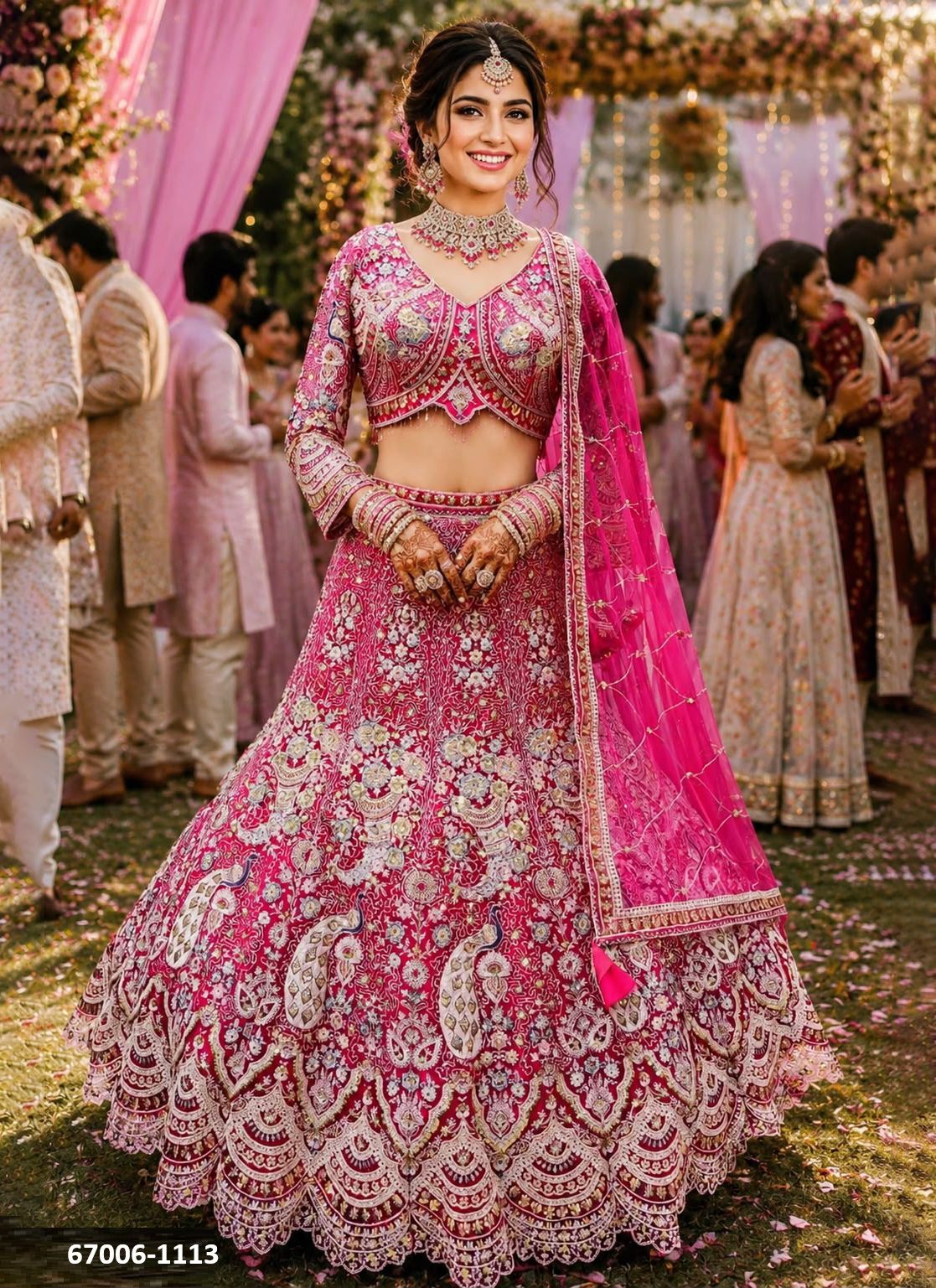 MORNI 6 - Catalog # 67006 (Set of 2 Readymade Lehengas) MORNI 6 - Catalog # 67006 (Set of 2 Readymade Lehengas)