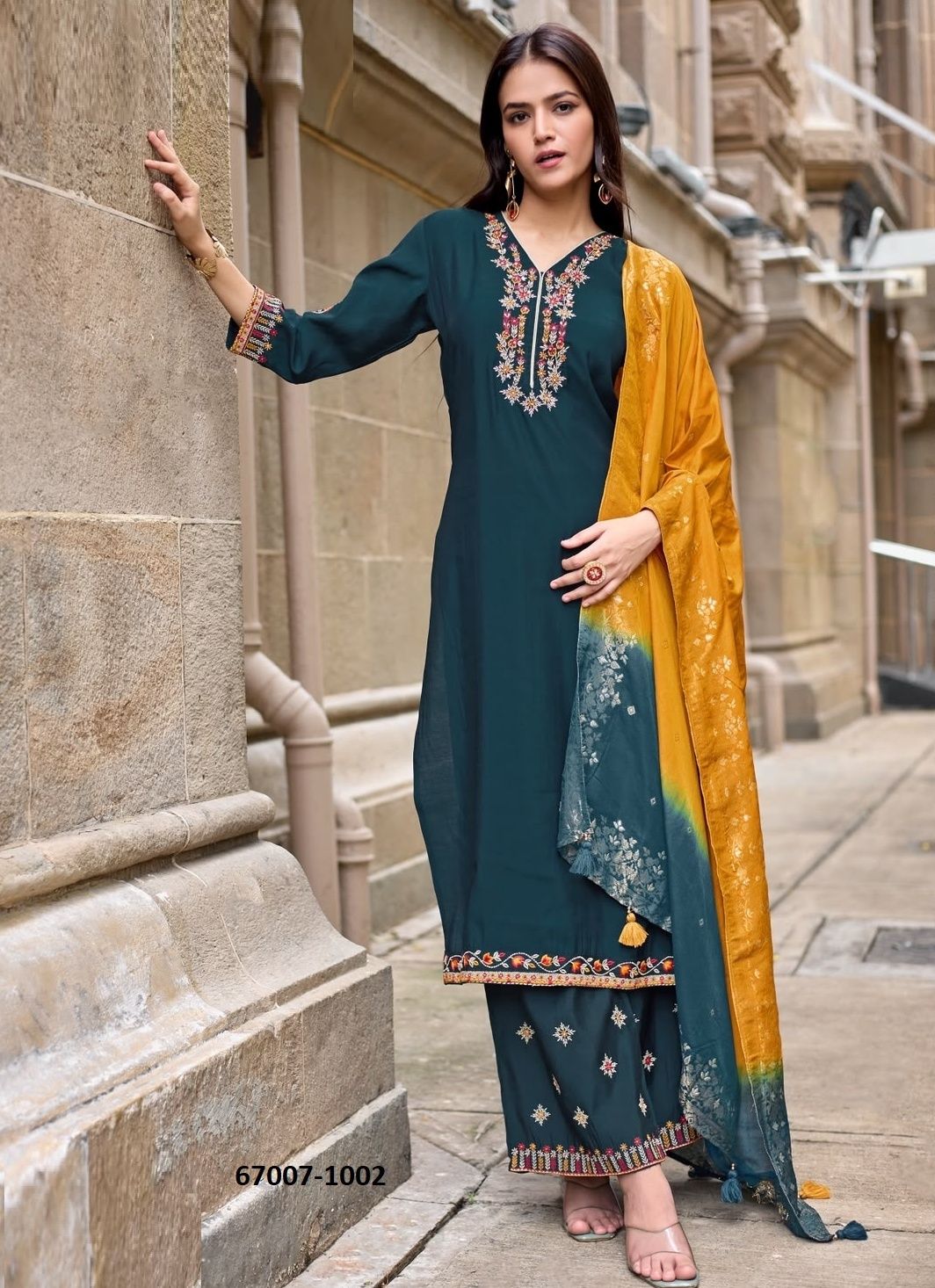 INDRIYA - Catalog # 67007 (Set of 6 Readymade Salwar Suits) INDRIYA - Catalog # 67007 (Set of 6 Readymade Salwar Suits)