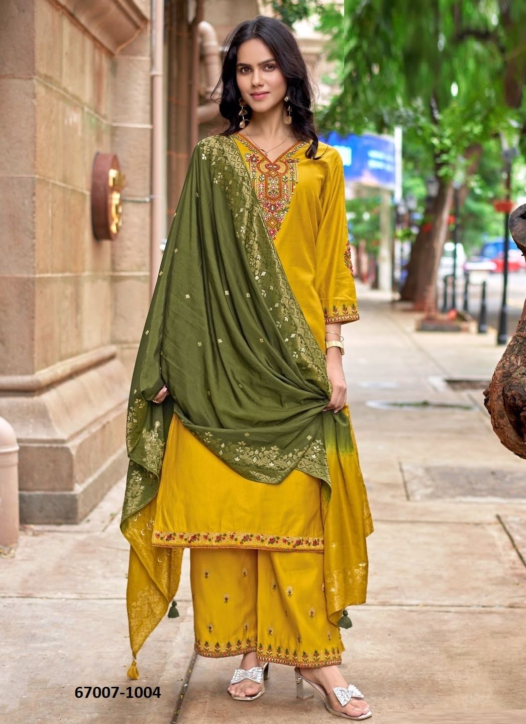 INDRIYA - Catalog # 67007 (Set of 6 Readymade Salwar Suits) INDRIYA - Catalog # 67007 (Set of 6 Readymade Salwar Suits)