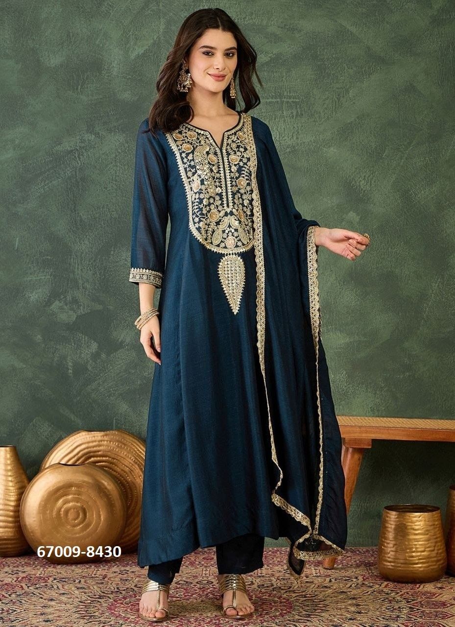 ARUSHI - Catalog # 67009 (Set of 2 Readymade Salwar Suits)