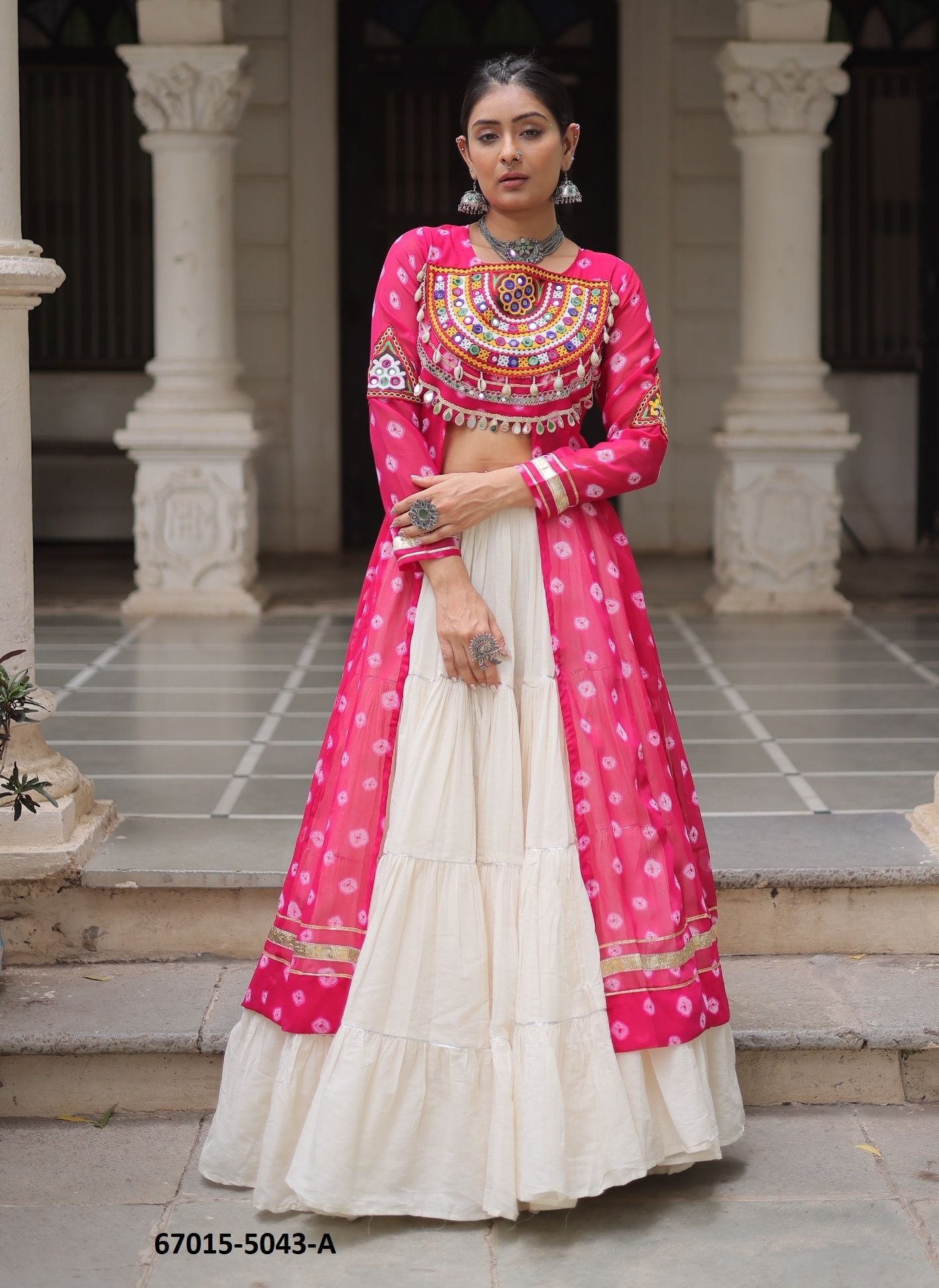 DESIGN 5043 - Catalog # 67015 (Set of 6 Readymade Lehengas) DESIGN 5043 - Catalog # 67015 (Set of 6 Readymade Lehengas)