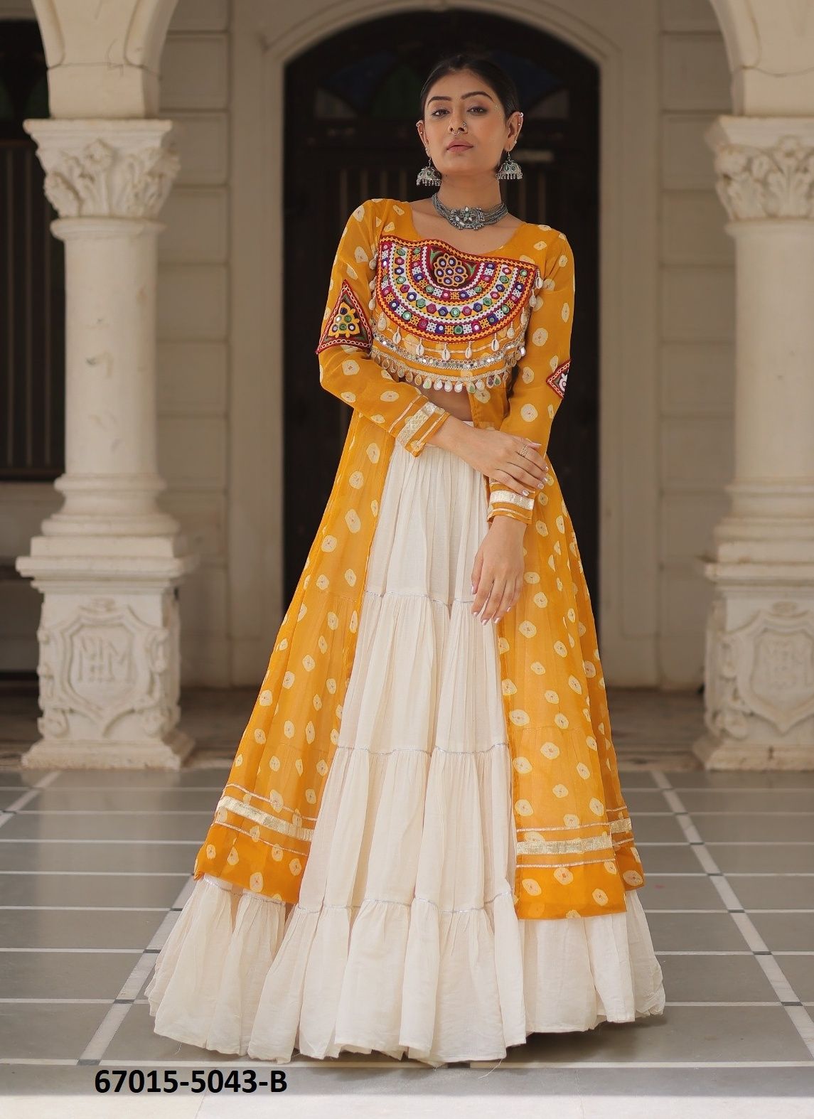 DESIGN 5043 - Catalog # 67015 (Set of 6 Readymade Lehengas) DESIGN 5043 - Catalog # 67015 (Set of 6 Readymade Lehengas)
