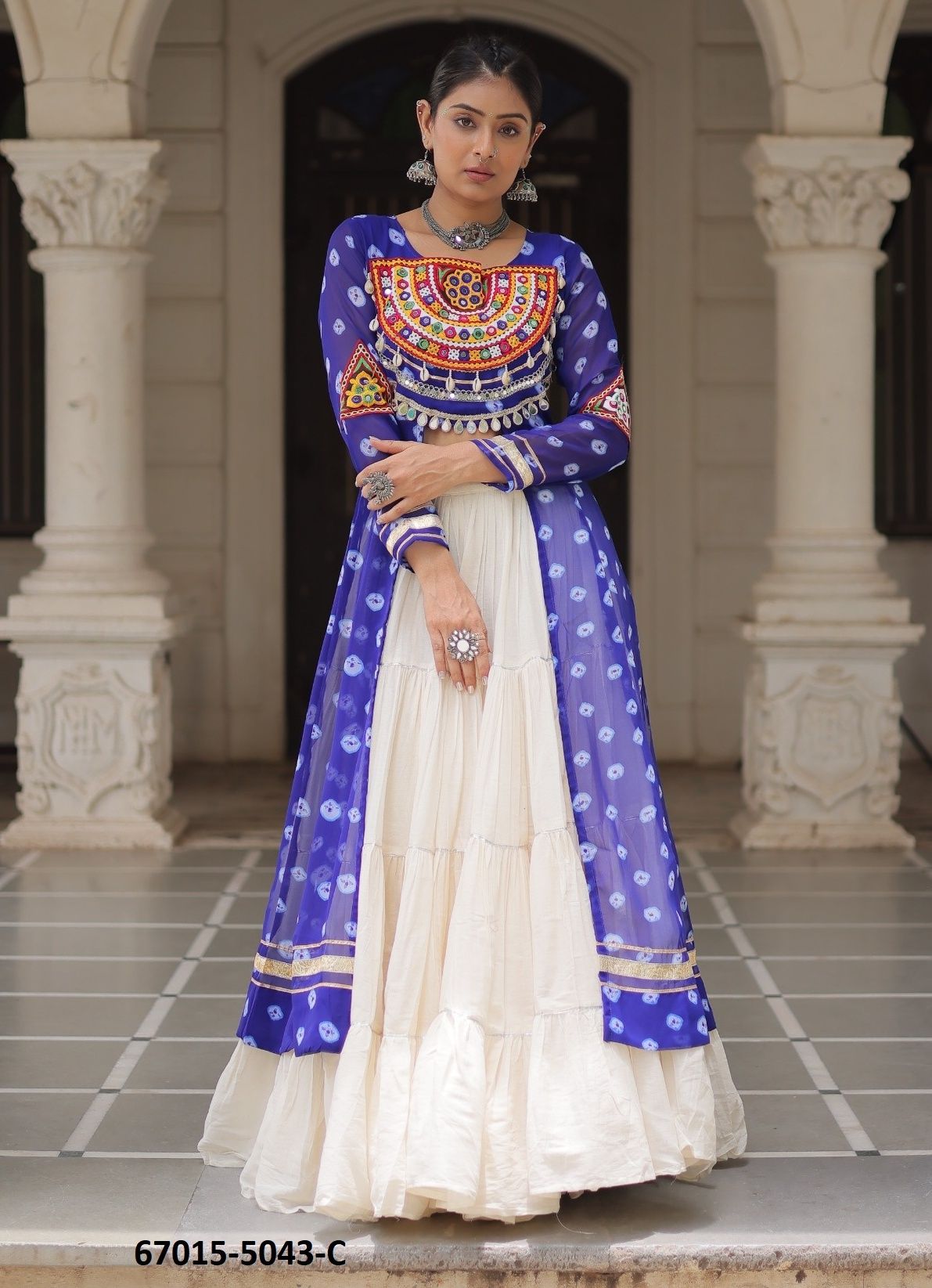 DESIGN 5043 - Catalog # 67015 (Set of 6 Readymade Lehengas) DESIGN 5043 - Catalog # 67015 (Set of 6 Readymade Lehengas)