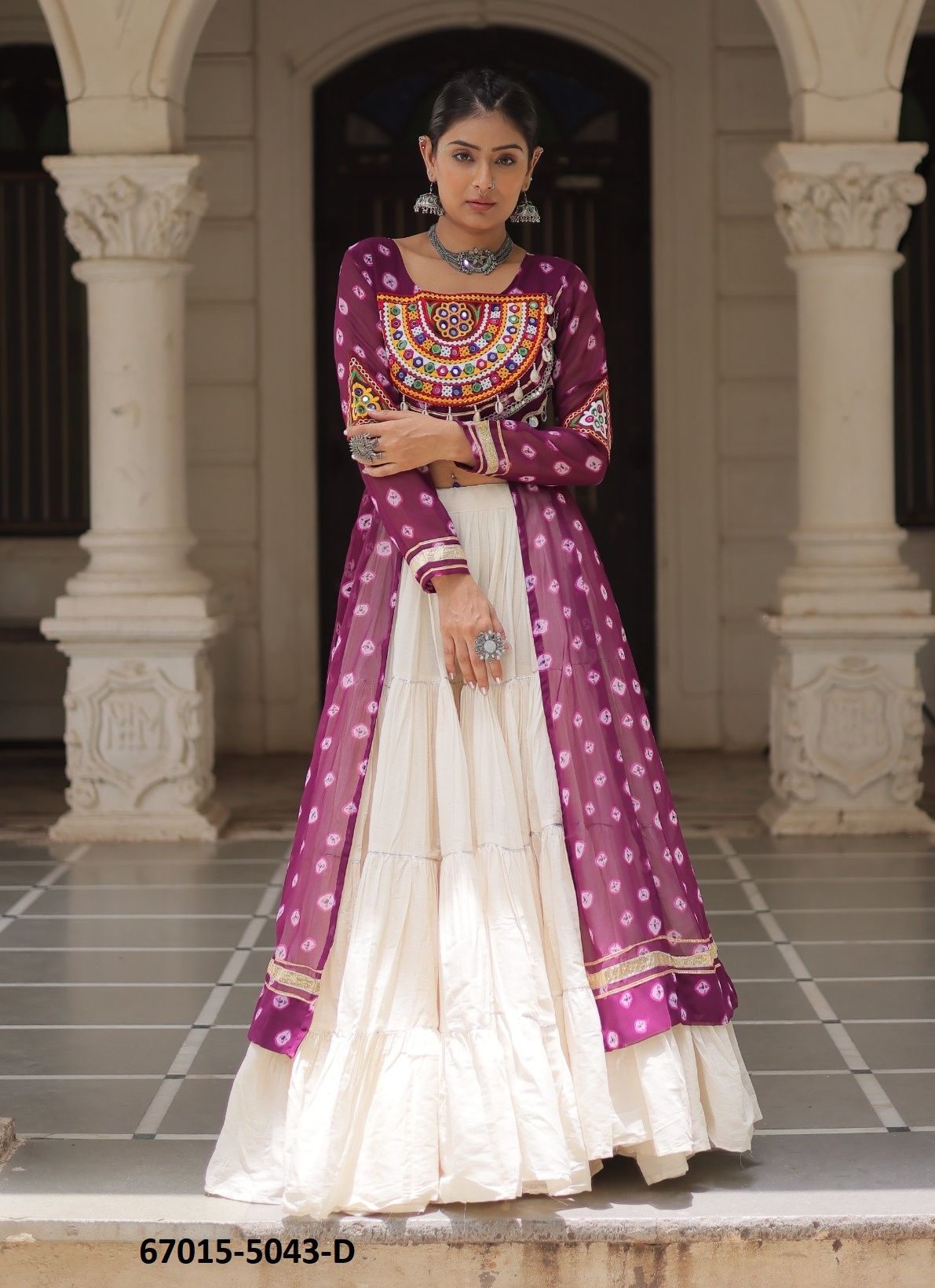 DESIGN 5043 - Catalog # 67015 (Set of 6 Readymade Lehengas) DESIGN 5043 - Catalog # 67015 (Set of 6 Readymade Lehengas)