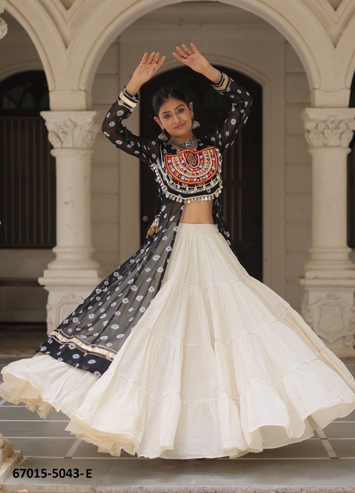 DESIGN 5043 - Catalog # 67015 (Set of 6 Readymade Lehengas) DESIGN 5043 - Catalog # 67015 (Set of 6 Readymade Lehengas)
