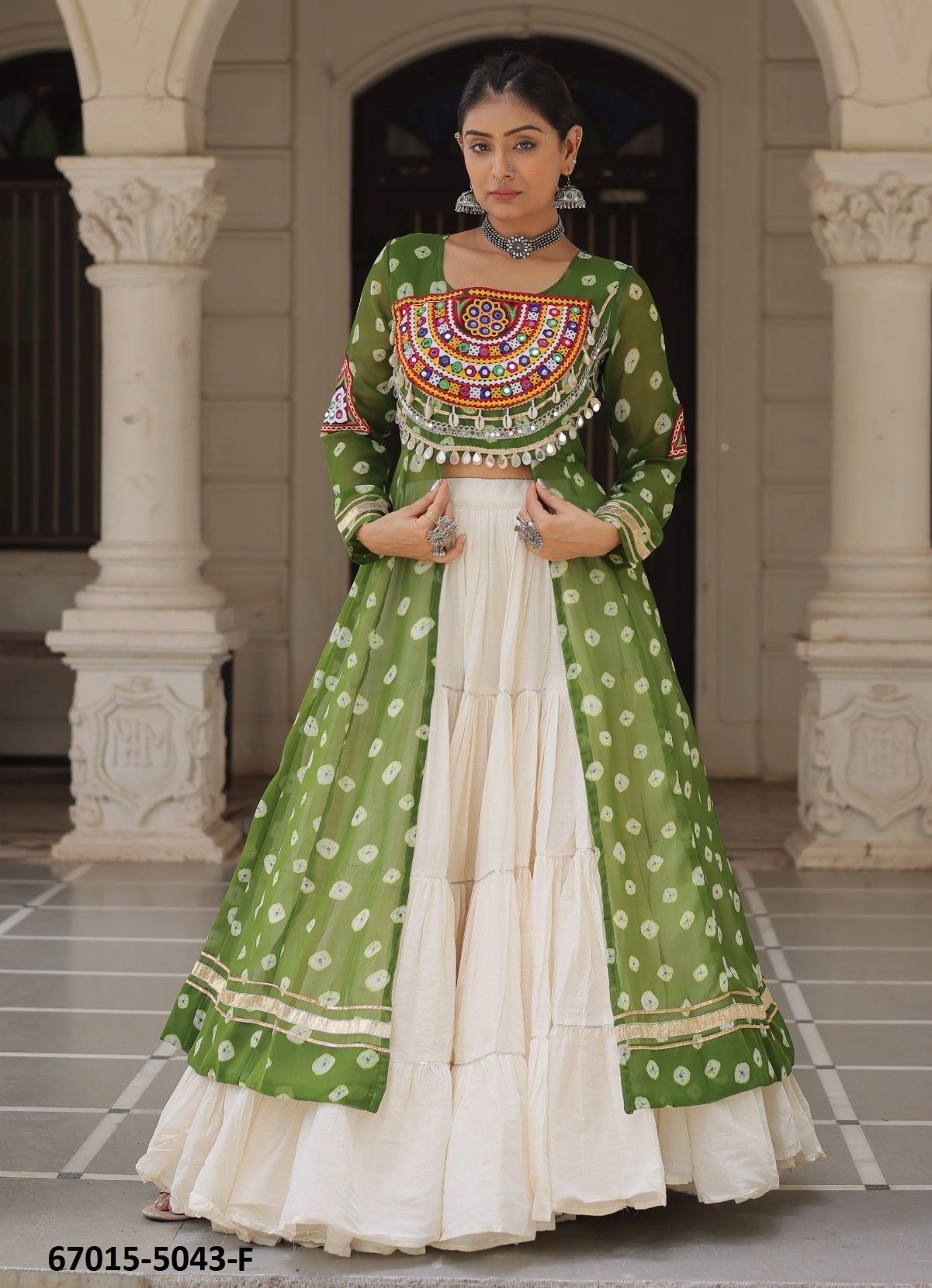 DESIGN 5043 - Catalog # 67015 (Set of 6 Readymade Lehengas) DESIGN 5043 - Catalog # 67015 (Set of 6 Readymade Lehengas)