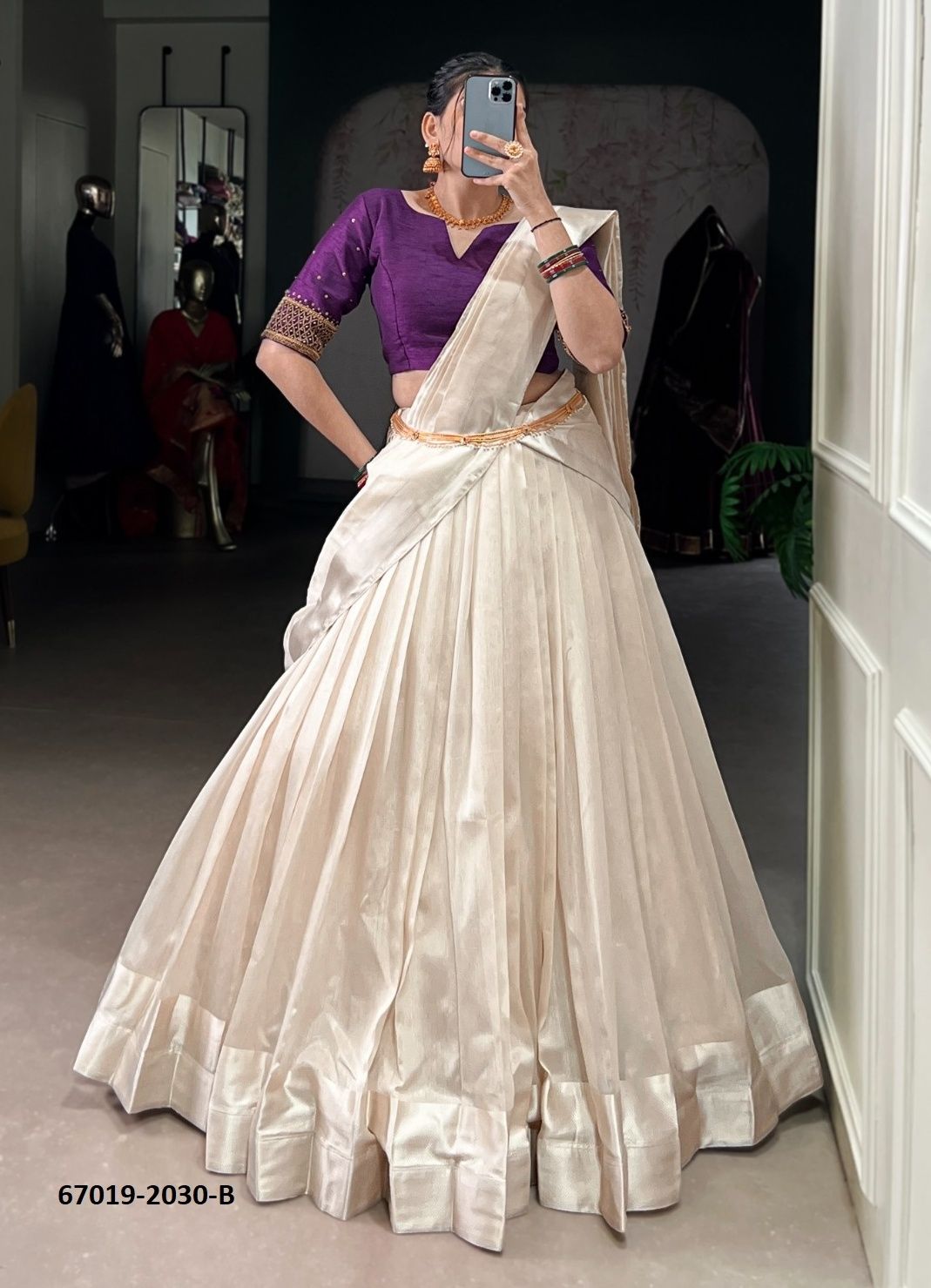 DESIGN 2030 - Catalog # 67019 (Set of 3 Semi-Stitched Lehengas) DESIGN 2030 - Catalog # 67019 (Set of 3 Semi-Stitched Lehengas)