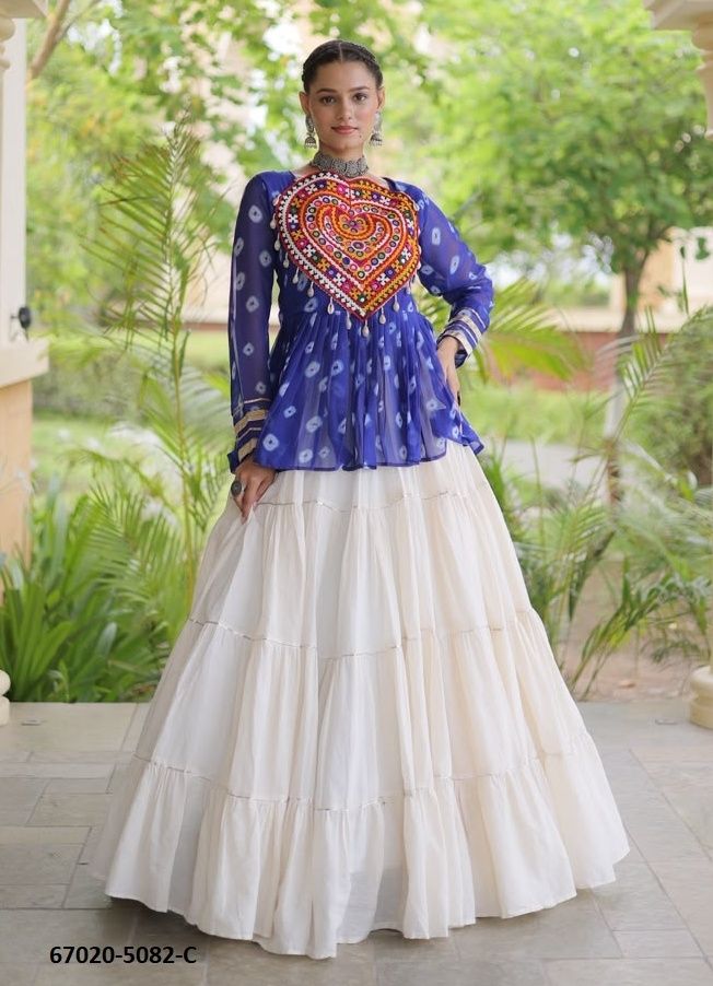 DESIGN 5082 - Catalog # 67020 (Set of 6 Readymade Lehengas)