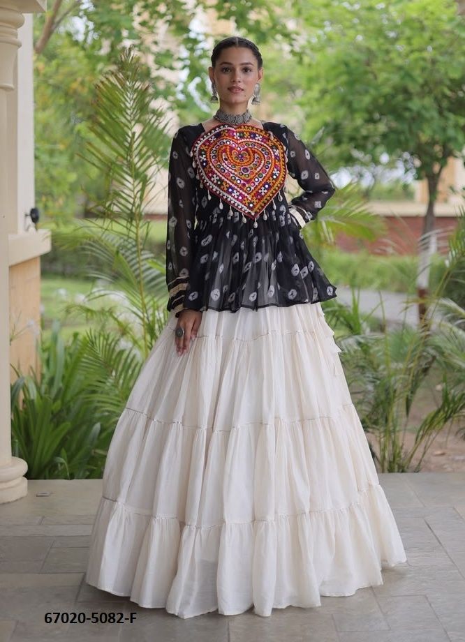 DESIGN 5082 - Catalog # 67020 (Set of 6 Readymade Lehengas)
