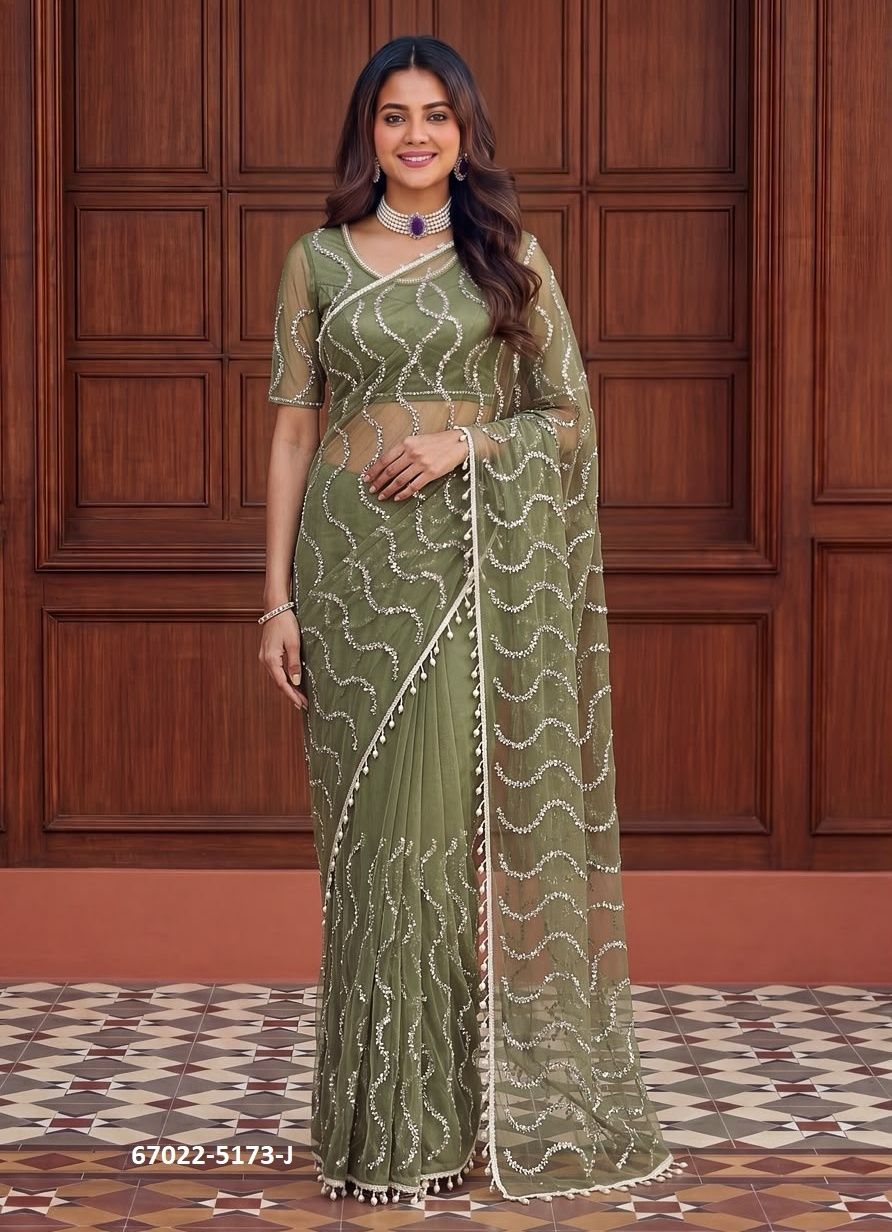 DESIGN 5173 - Catalog # 67022 (Set of 16 Sarees) DESIGN 5173 - Catalog # 67022 (Set of 16 Sarees)