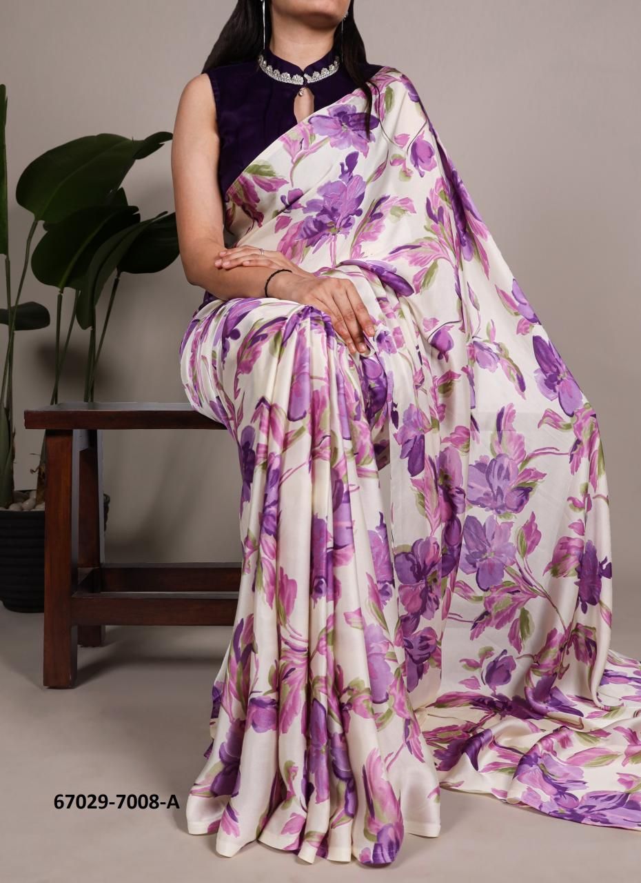 DESIGN 7008 - Catalog # 67029 (Set of 3 Sarees) DESIGN 7008 - Catalog # 67029 (Set of 3 Sarees)