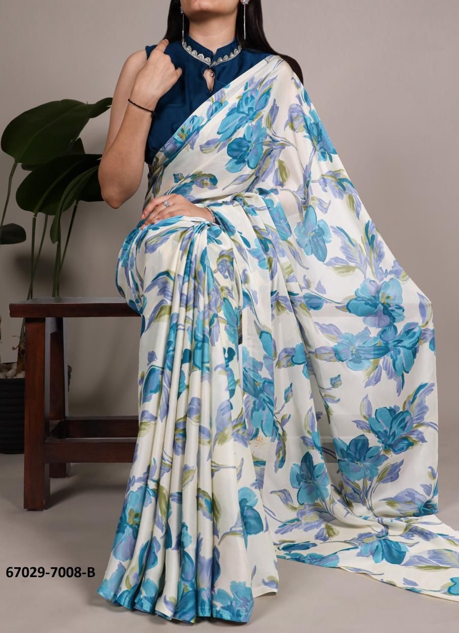 DESIGN 7008 - Catalog # 67029 (Set of 3 Sarees) DESIGN 7008 - Catalog # 67029 (Set of 3 Sarees)
