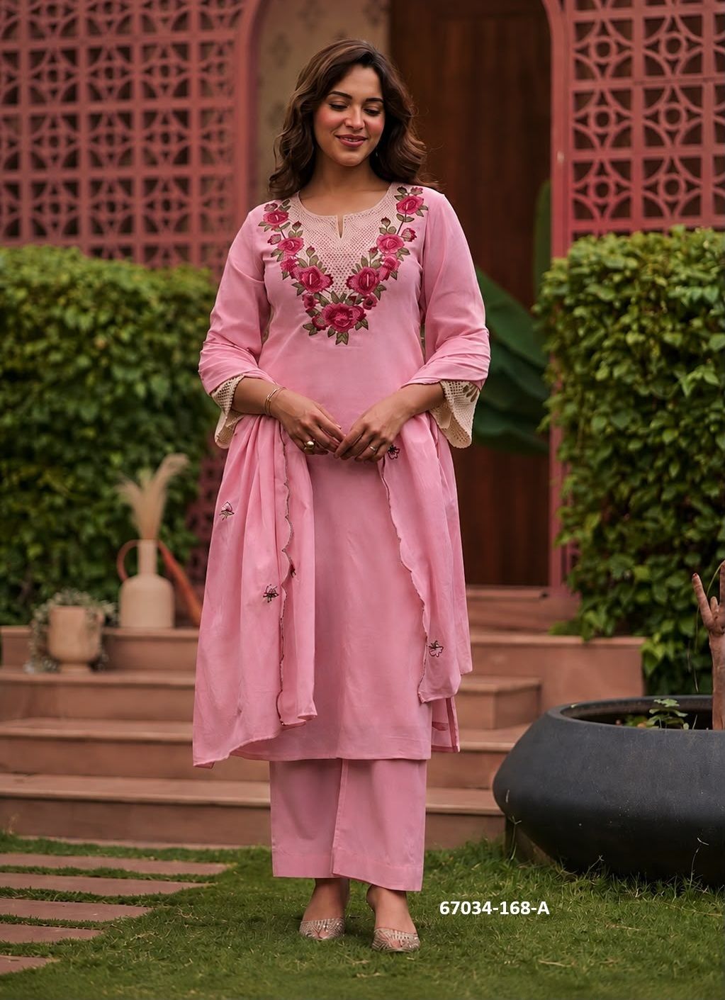 DESIGN 168 - Catalog # 67034 (Set of 3 Readymade Salwar Suits) DESIGN 168 - Catalog # 67034 (Set of 3 Readymade Salwar Suits)