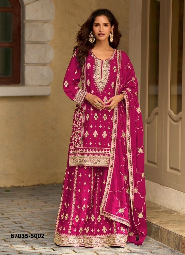 NAZRANA - Catalog # 67035 (Set of 4 Readymade Salwar Suits) NAZRANA - Catalog # 67035 (Set of 4 Readymade Salwar Suits)