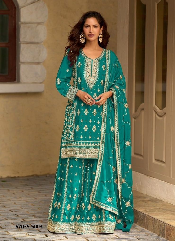 NAZRANA - Catalog # 67035 (Set of 4 Readymade Salwar Suits) NAZRANA - Catalog # 67035 (Set of 4 Readymade Salwar Suits)