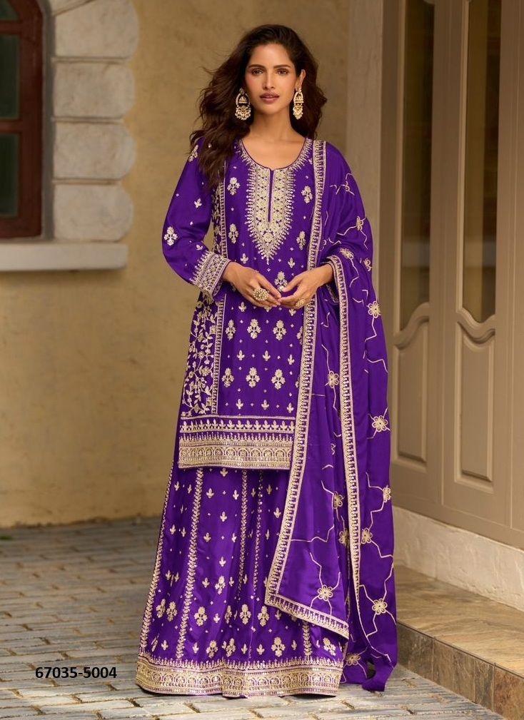 NAZRANA - Catalog # 67035 (Set of 4 Readymade Salwar Suits) NAZRANA - Catalog # 67035 (Set of 4 Readymade Salwar Suits)