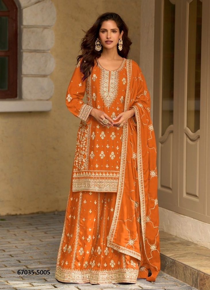 NAZRANA - Catalog # 67035 (Set of 4 Readymade Salwar Suits) NAZRANA - Catalog # 67035 (Set of 4 Readymade Salwar Suits)