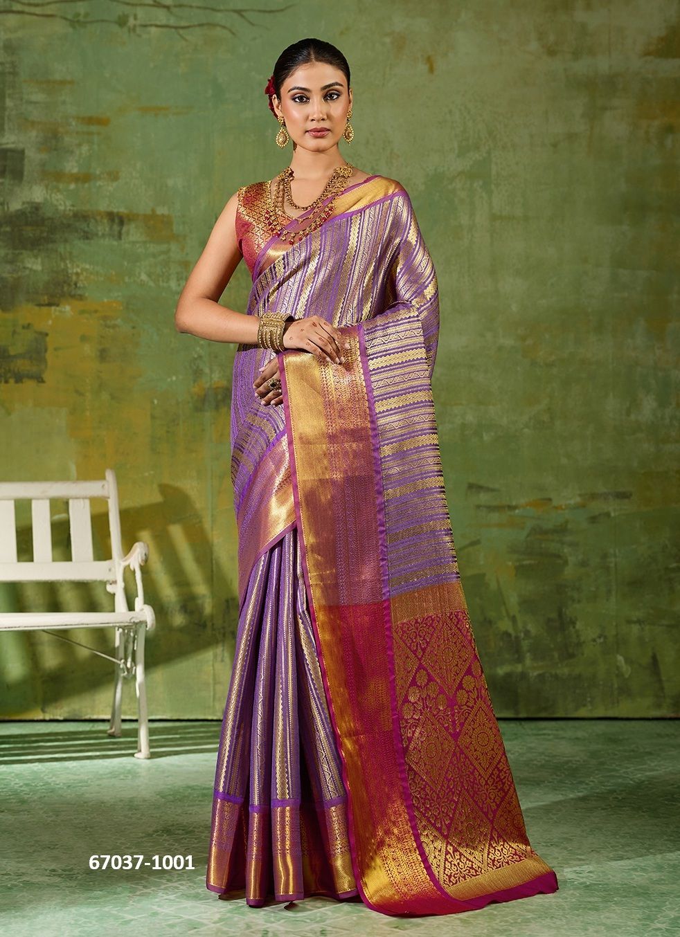 TIRUMALA SILK - Catalog # 67037 (Set of 6 Sarees) TIRUMALA SILK - Catalog # 67037 (Set of 6 Sarees)