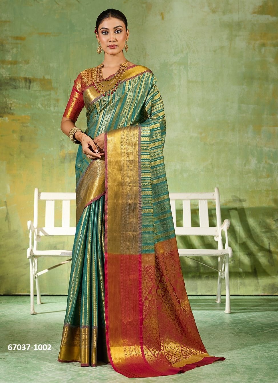TIRUMALA SILK - Catalog # 67037 (Set of 6 Sarees) TIRUMALA SILK - Catalog # 67037 (Set of 6 Sarees)