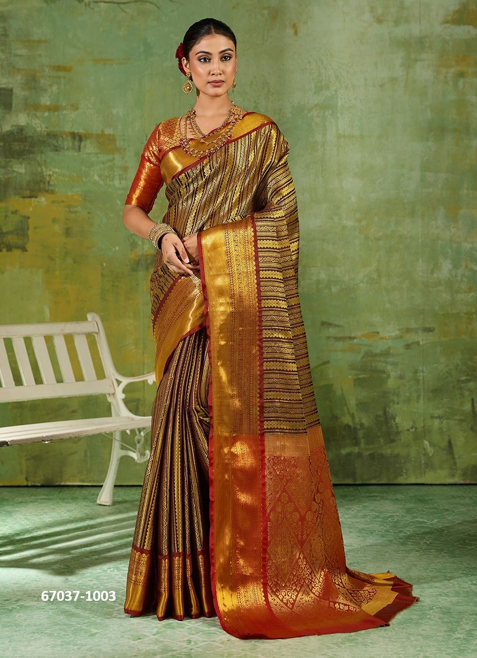 TIRUMALA SILK - Catalog # 67037 (Set of 6 Sarees) TIRUMALA SILK - Catalog # 67037 (Set of 6 Sarees)