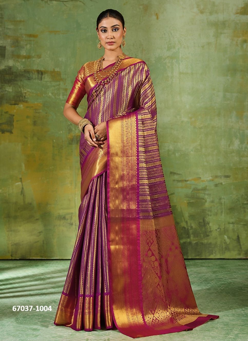 TIRUMALA SILK - Catalog # 67037 (Set of 6 Sarees) TIRUMALA SILK - Catalog # 67037 (Set of 6 Sarees)