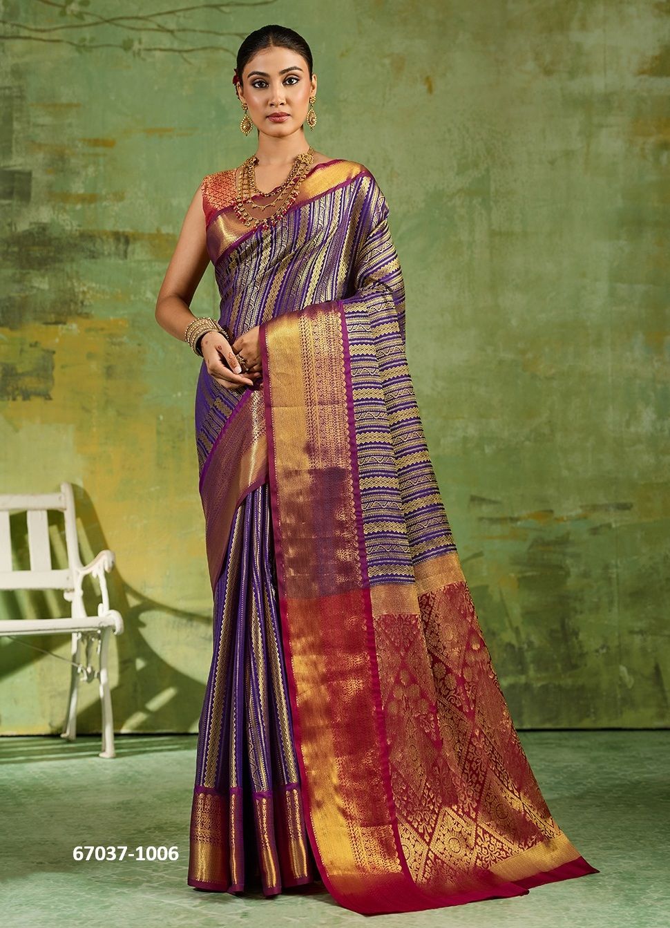 TIRUMALA SILK - Catalog # 67037 (Set of 6 Sarees) TIRUMALA SILK - Catalog # 67037 (Set of 6 Sarees)