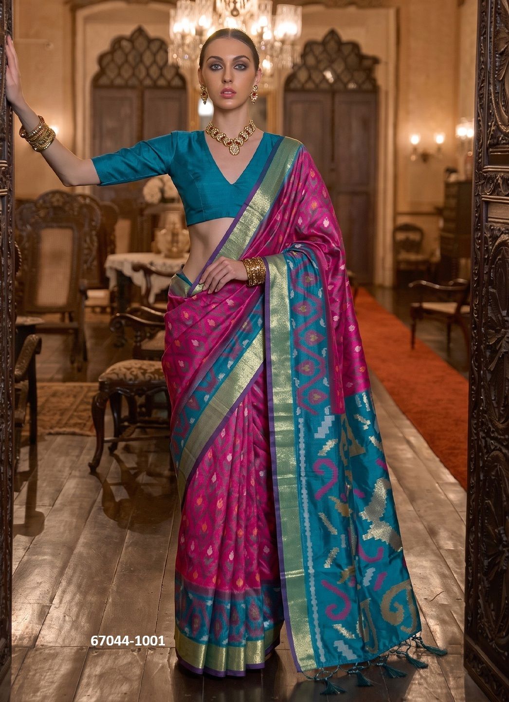 ADISHREE SILK - Catalog # 67044 (Set of 6 Sarees) ADISHREE SILK - Catalog # 67044 (Set of 6 Sarees)