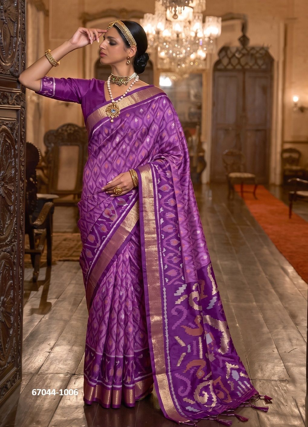 ADISHREE SILK - Catalog # 67044 (Set of 6 Sarees) ADISHREE SILK - Catalog # 67044 (Set of 6 Sarees)