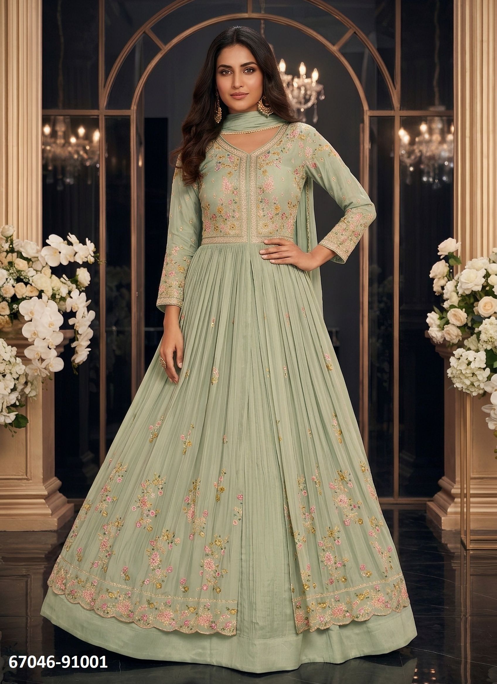 MASTANI - Catalog # 67046 (Set of 3 Readymade Salwar Suits) MASTANI - Catalog # 67046 (Set of 3 Readymade Salwar Suits)
