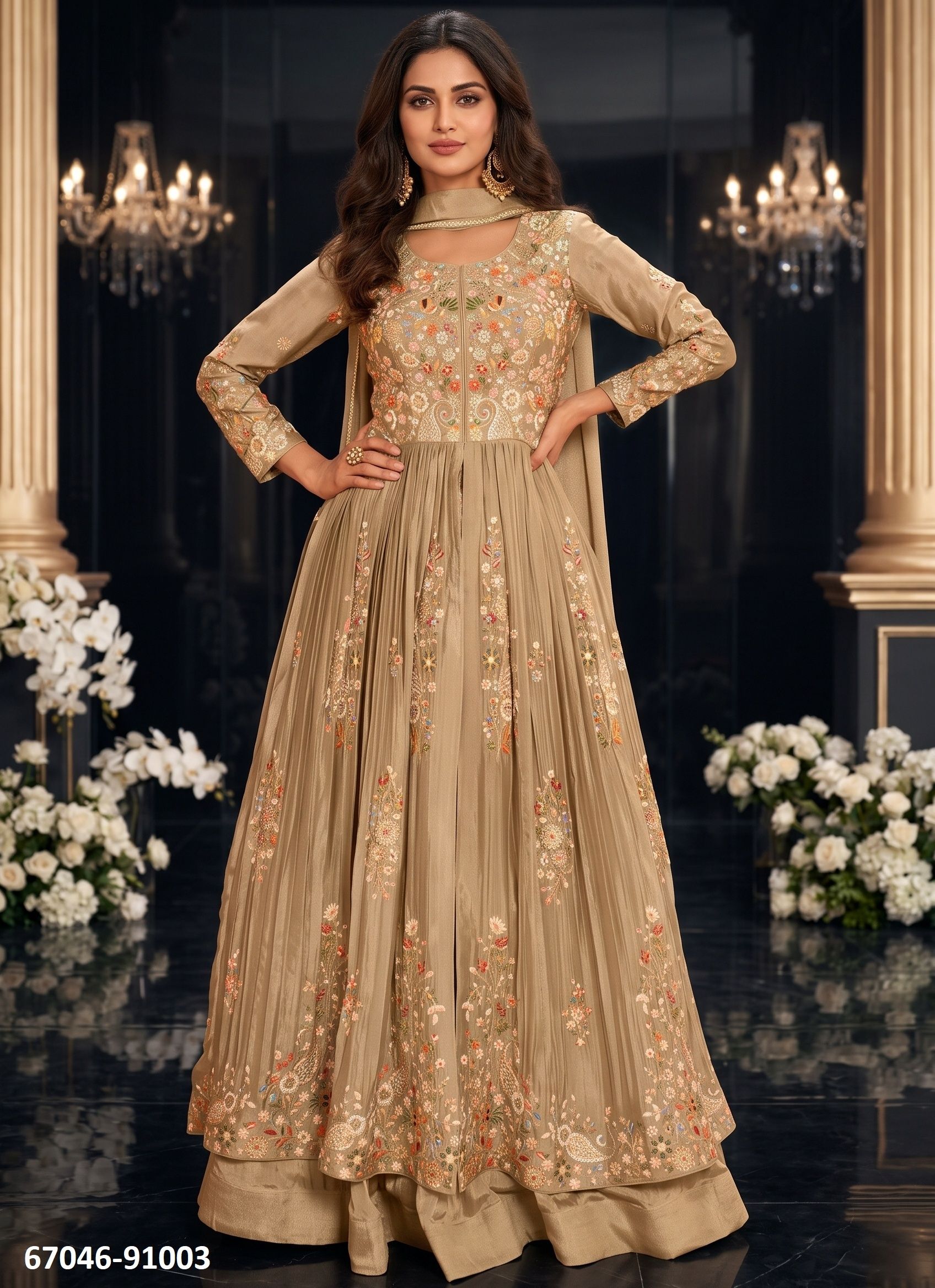MASTANI - Catalog # 67046 (Set of 3 Readymade Salwar Suits) MASTANI - Catalog # 67046 (Set of 3 Readymade Salwar Suits)
