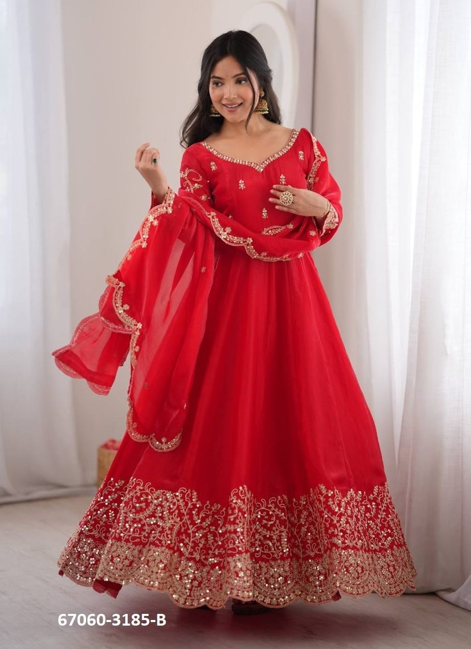 DESIGN 3185 - Catalog # 67060 (Set of 2 Readymade Salwar Suits) DESIGN 3185 - Catalog # 67060 (Set of 2 Readymade Salwar Suits)