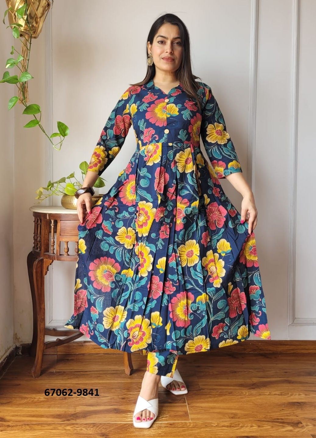 TRADITIONAL BAGRU PRINTED CO-ORD SET 9841 - Catalog # 67062 (Set of 13 Tops With Bottoms) TRADITIONAL BAGRU PRINTED CO-ORD SET 9841 - Catalog # 67062 (Set of 13 Tops With Bottoms)