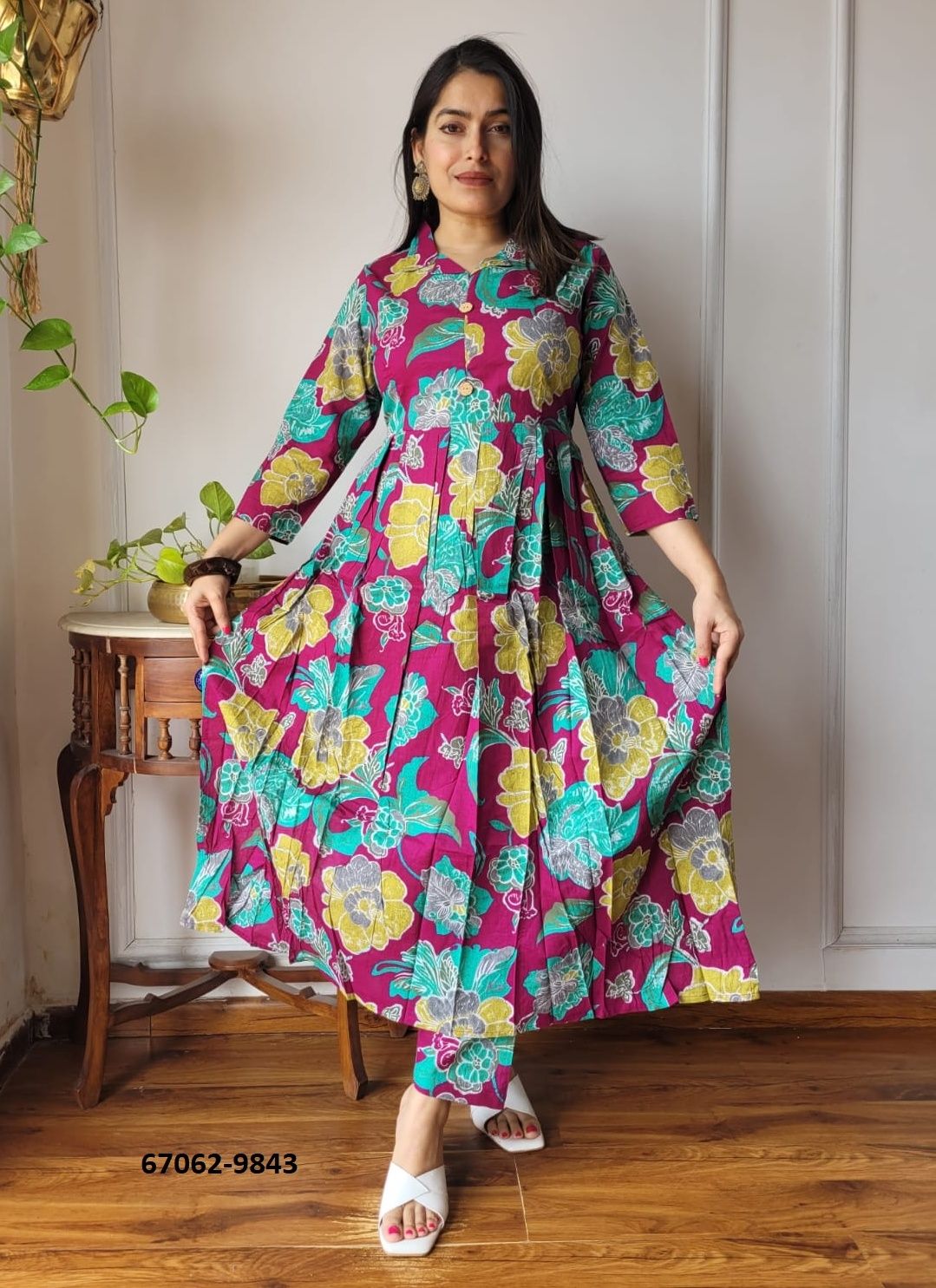 TRADITIONAL BAGRU PRINTED CO-ORD SET 9841 - Catalog # 67062 (Set of 13 Tops With Bottoms) TRADITIONAL BAGRU PRINTED CO-ORD SET 9841 - Catalog # 67062 (Set of 13 Tops With Bottoms)