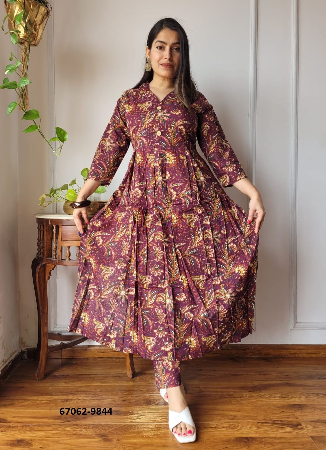 TRADITIONAL BAGRU PRINTED CO-ORD SET 9841 - Catalog # 67062 (Set of 13 Tops With Bottoms) TRADITIONAL BAGRU PRINTED CO-ORD SET 9841 - Catalog # 67062 (Set of 13 Tops With Bottoms)