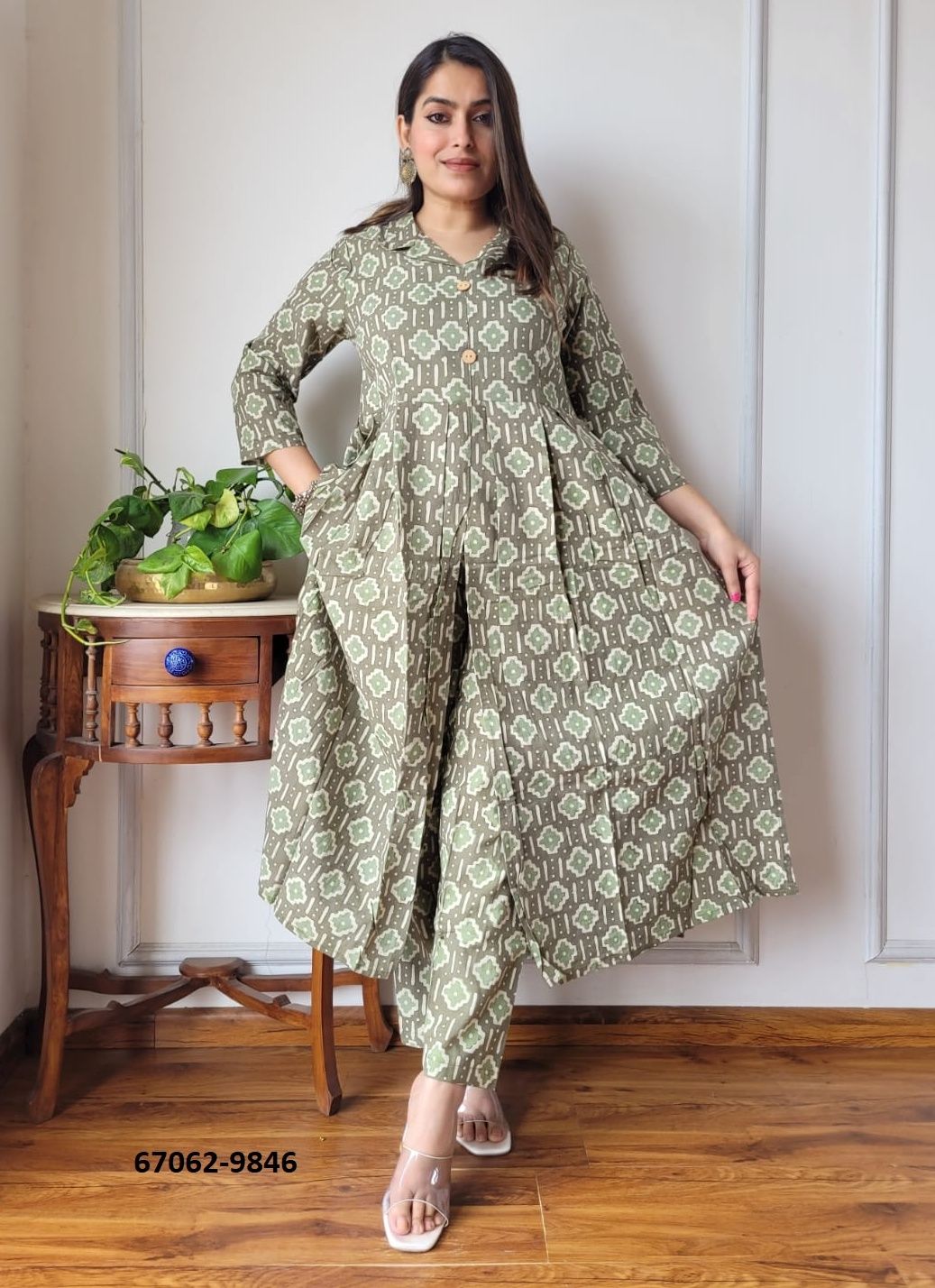 TRADITIONAL BAGRU PRINTED CO-ORD SET 9841 - Catalog # 67062 (Set of 13 Tops With Bottoms) TRADITIONAL BAGRU PRINTED CO-ORD SET 9841 - Catalog # 67062 (Set of 13 Tops With Bottoms)