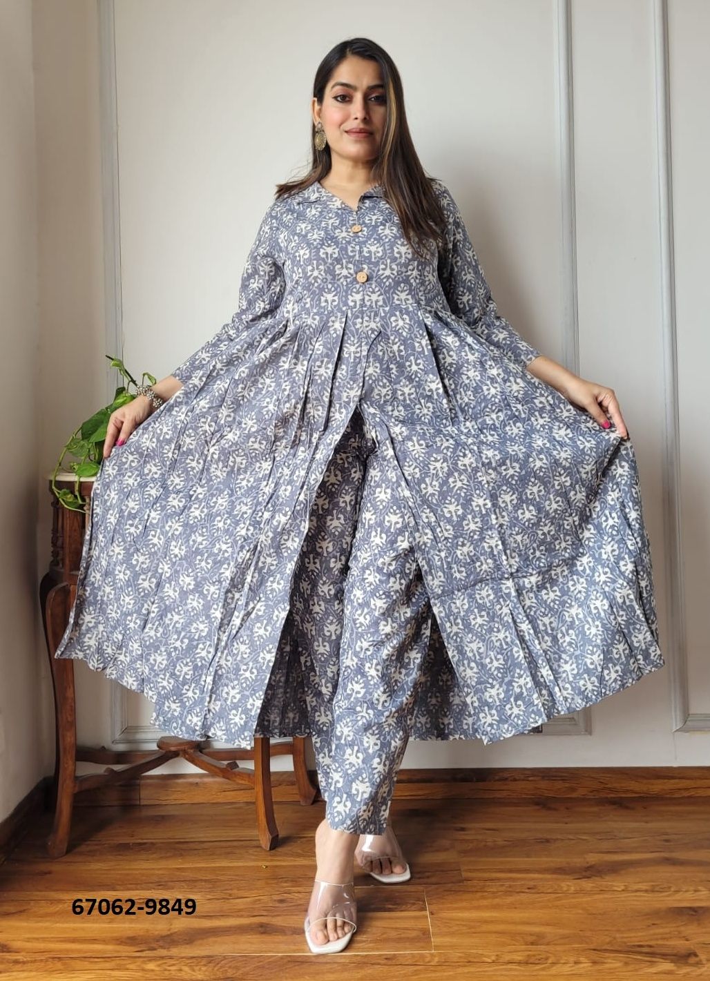 TRADITIONAL BAGRU PRINTED CO-ORD SET 9841 - Catalog # 67062 (Set of 13 Tops With Bottoms) TRADITIONAL BAGRU PRINTED CO-ORD SET 9841 - Catalog # 67062 (Set of 13 Tops With Bottoms)