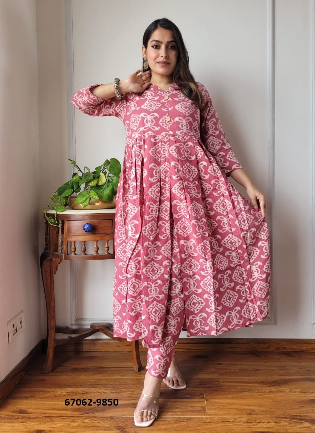 TRADITIONAL BAGRU PRINTED CO-ORD SET 9841 - Catalog # 67062 (Set of 13 Tops With Bottoms) TRADITIONAL BAGRU PRINTED CO-ORD SET 9841 - Catalog # 67062 (Set of 13 Tops With Bottoms)