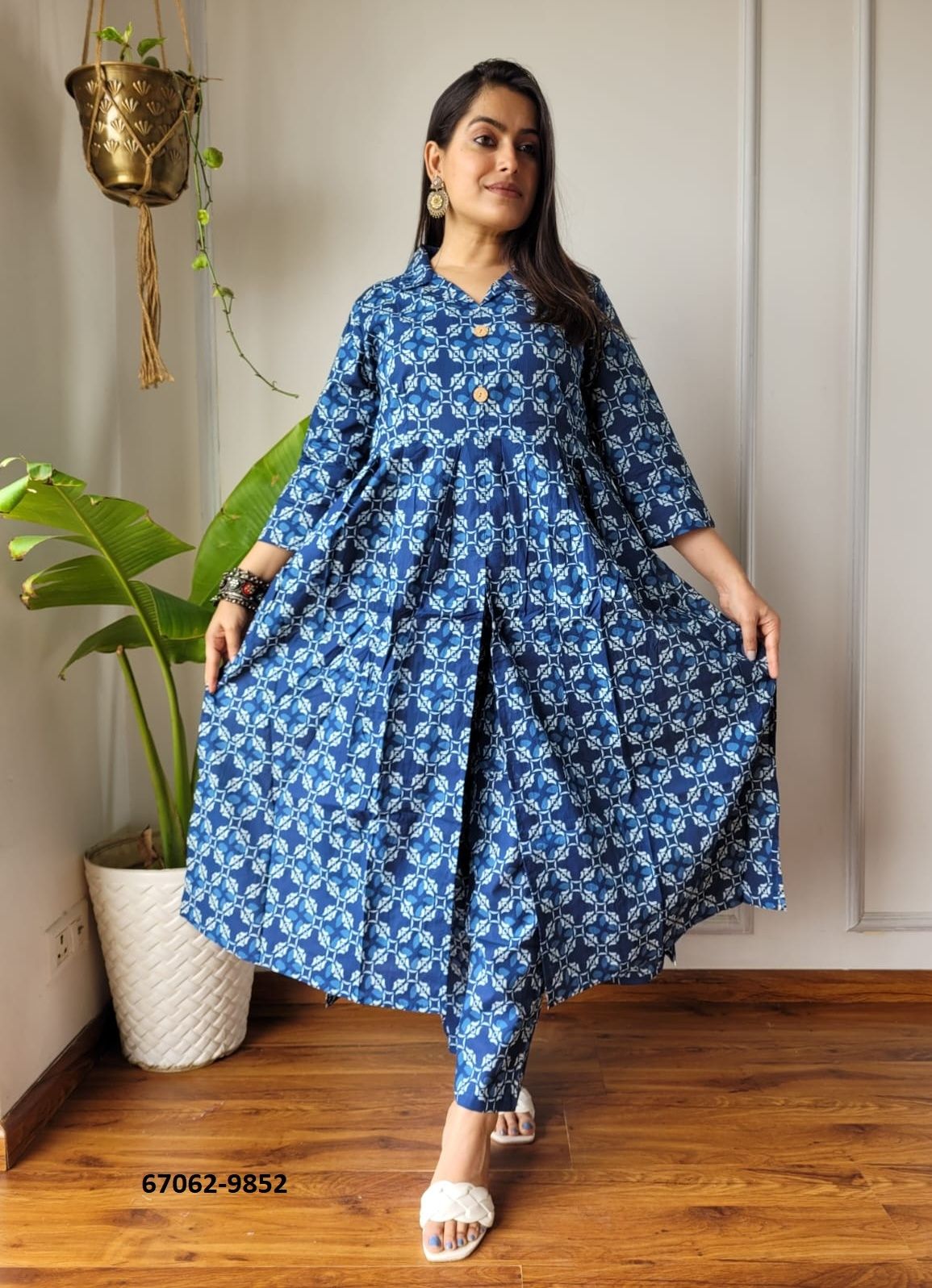 TRADITIONAL BAGRU PRINTED CO-ORD SET 9841 - Catalog # 67062 (Set of 13 Tops With Bottoms) TRADITIONAL BAGRU PRINTED CO-ORD SET 9841 - Catalog # 67062 (Set of 13 Tops With Bottoms)