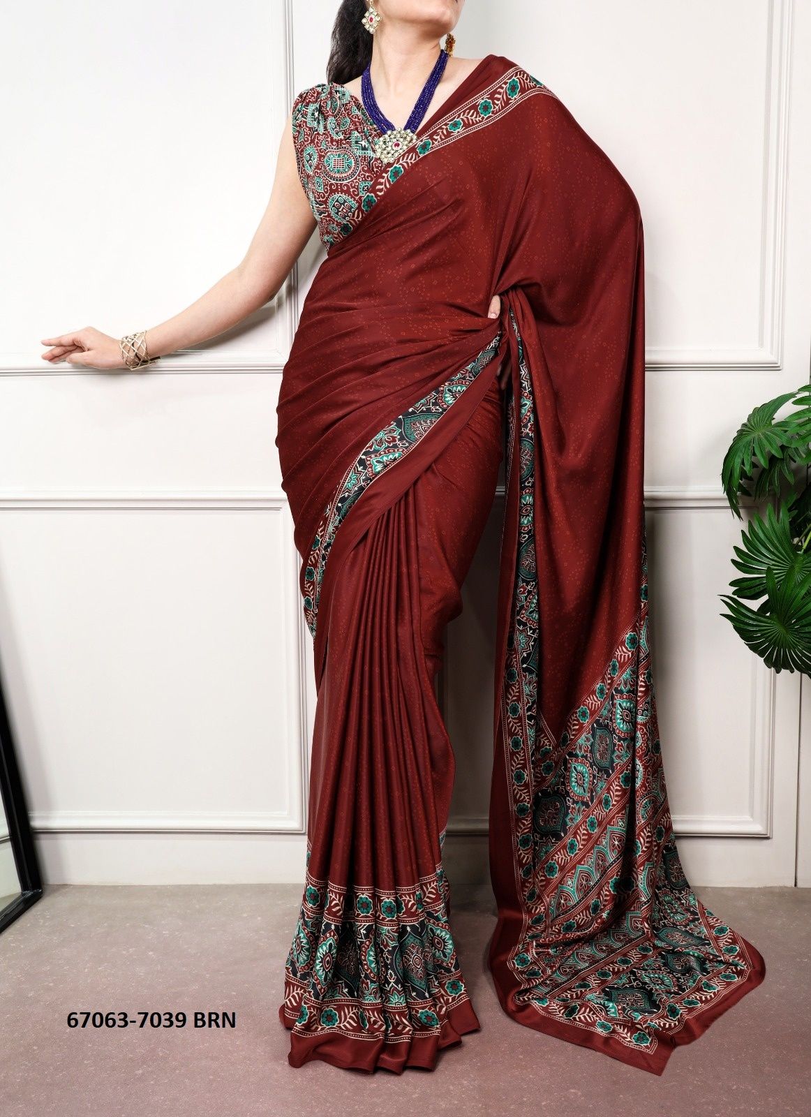 DESIGN 7039 - Catalog # 67063 (Set of 4 Sarees) DESIGN 7039 - Catalog # 67063 (Set of 4 Sarees)