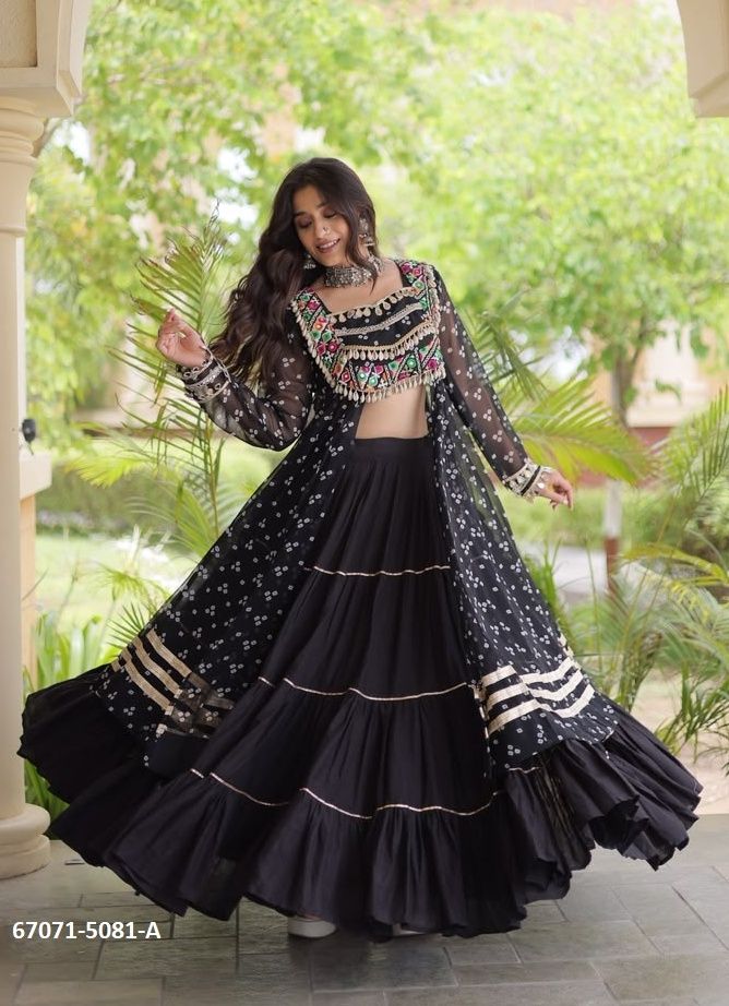 DESIGN 5081 - Catalog # 67071 (Set of 4 Readymade Lehengas) DESIGN 5081 - Catalog # 67071 (Set of 4 Readymade Lehengas)