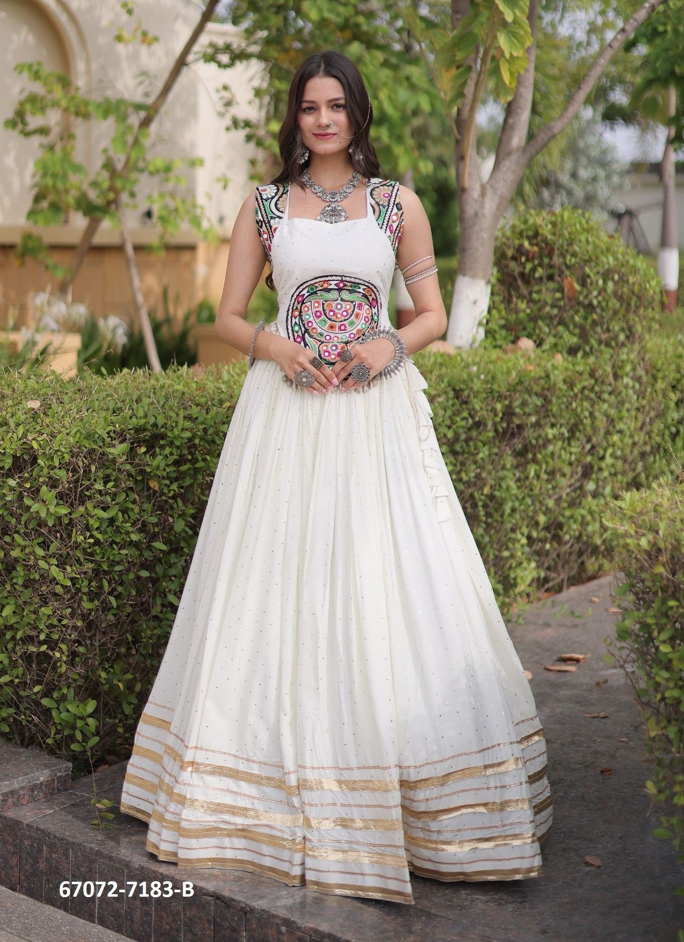 DESIGN 7183 - Catalog # 67072 (Set of 6 Readymade Lehengas) DESIGN 7183 - Catalog # 67072 (Set of 6 Readymade Lehengas)