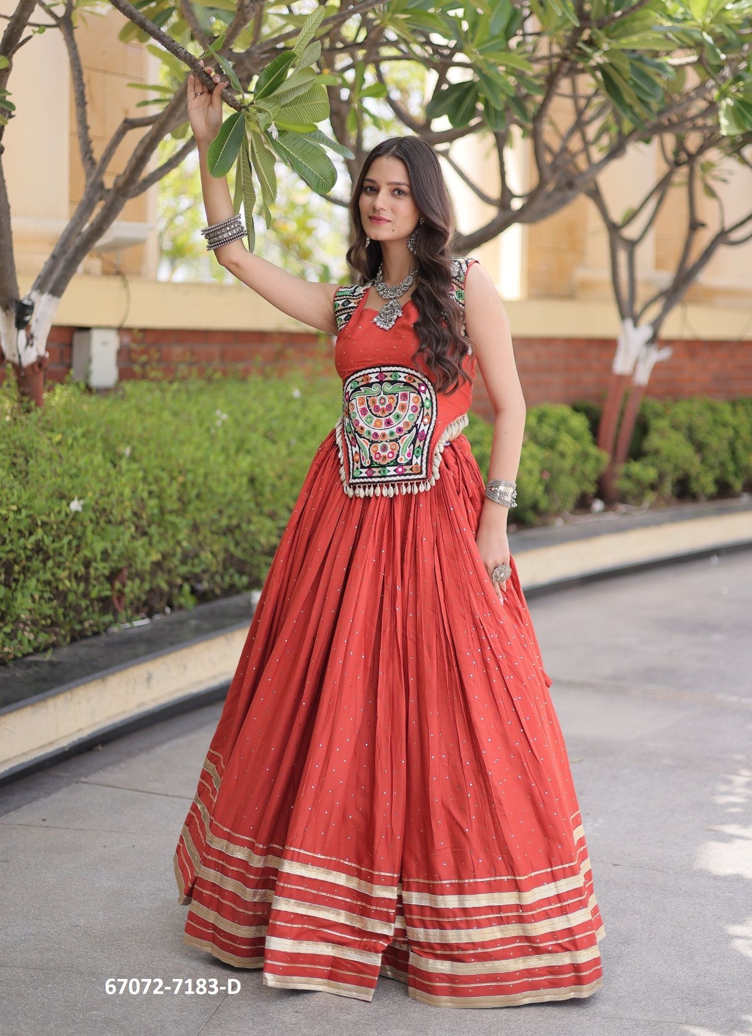 DESIGN 7183 - Catalog # 67072 (Set of 6 Readymade Lehengas) DESIGN 7183 - Catalog # 67072 (Set of 6 Readymade Lehengas)