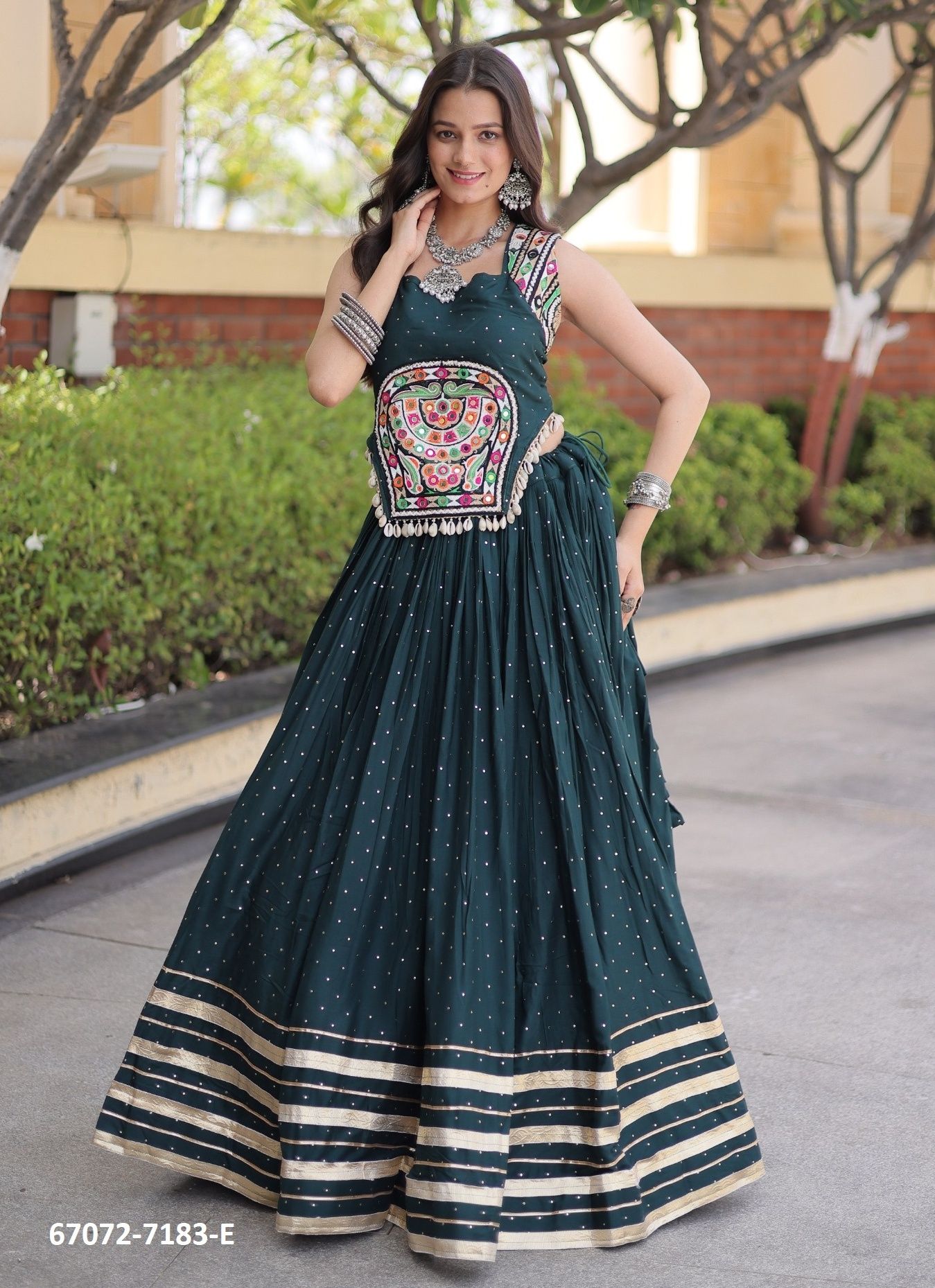 DESIGN 7183 - Catalog # 67072 (Set of 6 Readymade Lehengas) DESIGN 7183 - Catalog # 67072 (Set of 6 Readymade Lehengas)