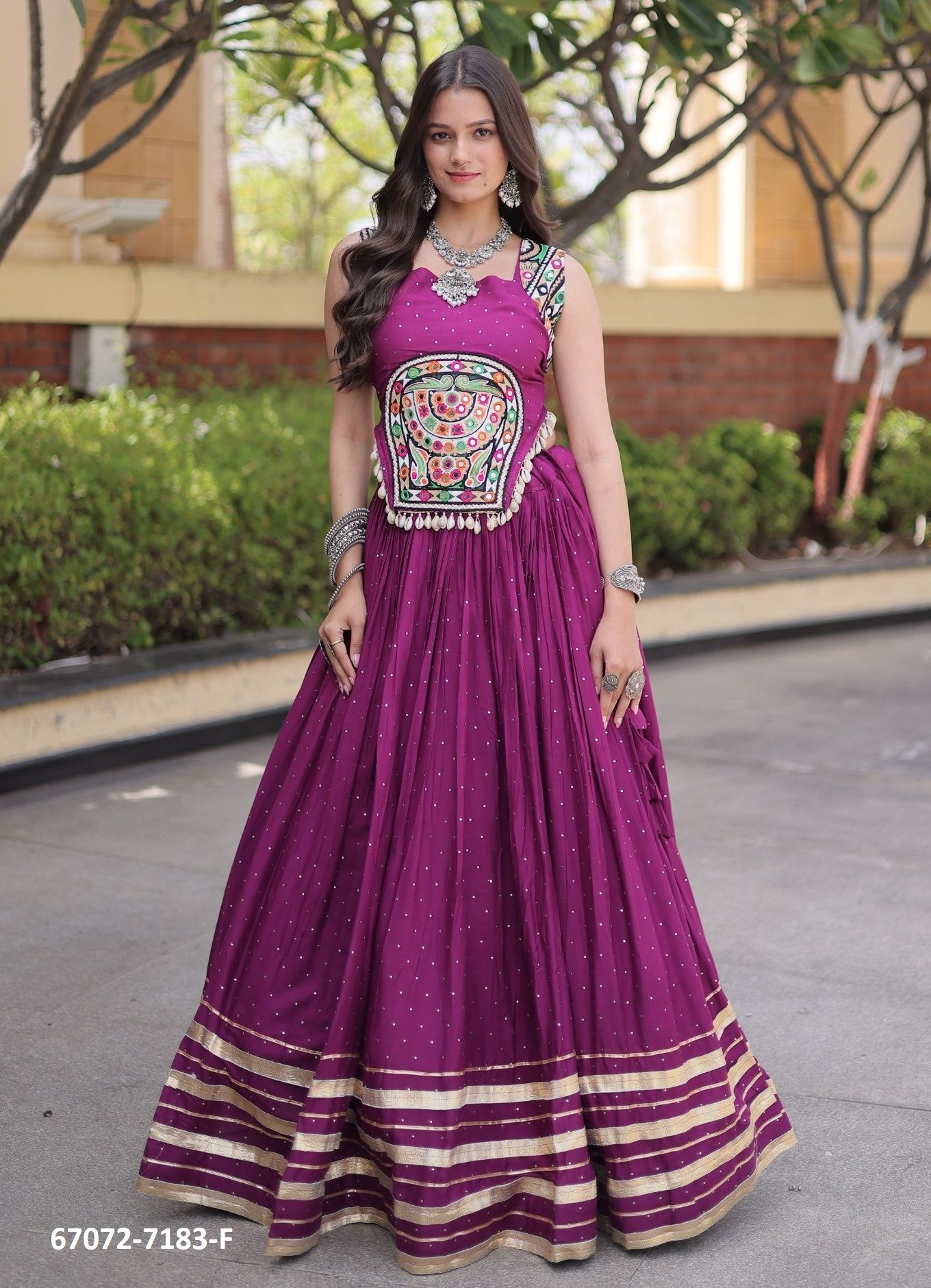 DESIGN 7183 - Catalog # 67072 (Set of 6 Readymade Lehengas) DESIGN 7183 - Catalog # 67072 (Set of 6 Readymade Lehengas)