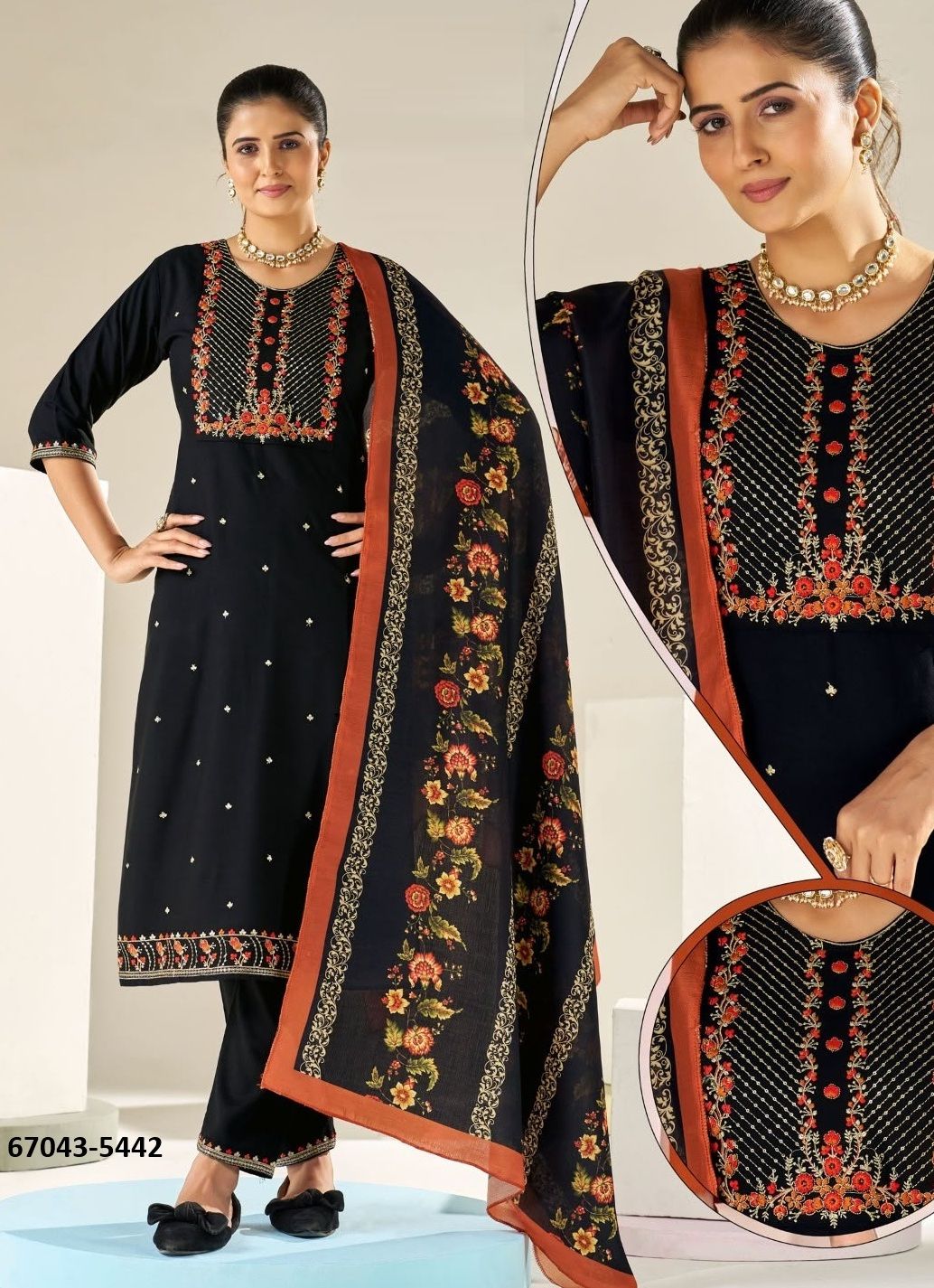 XARA - Catalog # 67043 (Set of 42 SIZE-SETS [Readymade Salwar Suits])