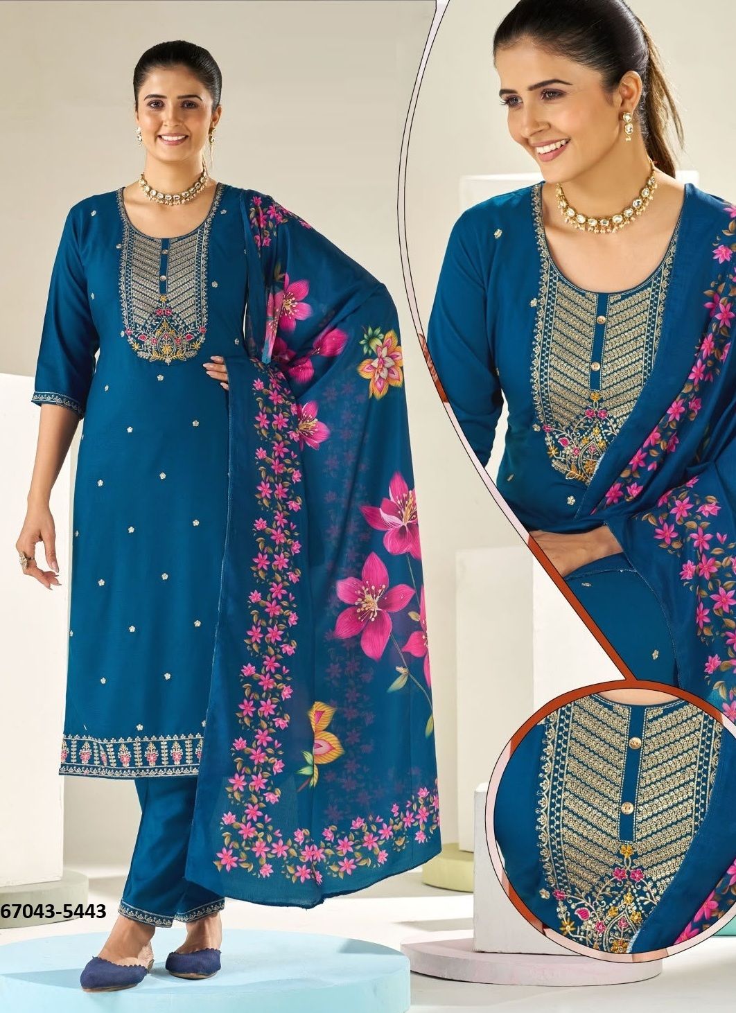 XARA - Catalog # 67043 (Set of 42 SIZE-SETS [Readymade Salwar Suits])